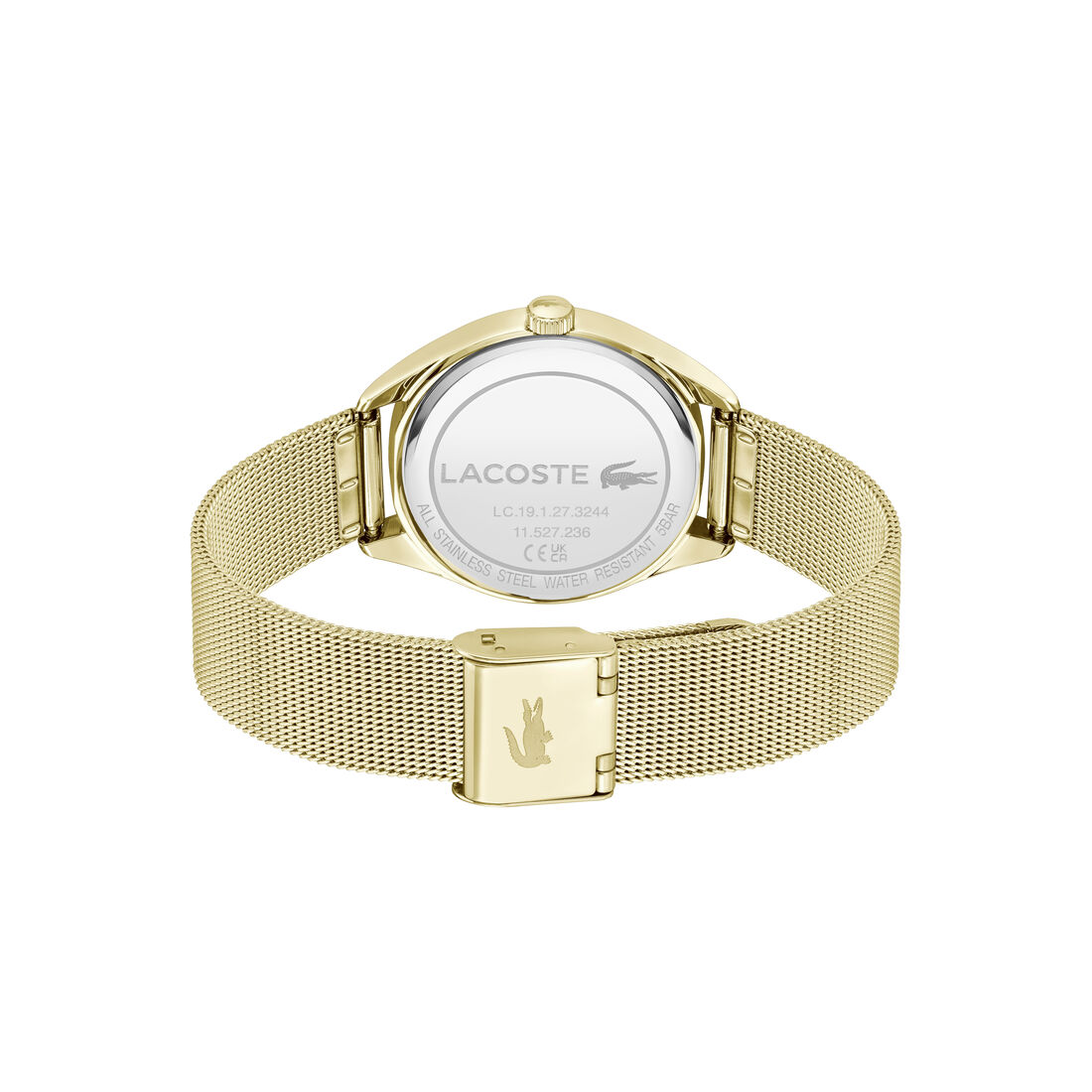 ساعة ستيل مطلية بالذهب بتصميم نحيف للسيدات Thin Gold-Plated Steel Women's Watch - 2001499-GOLD