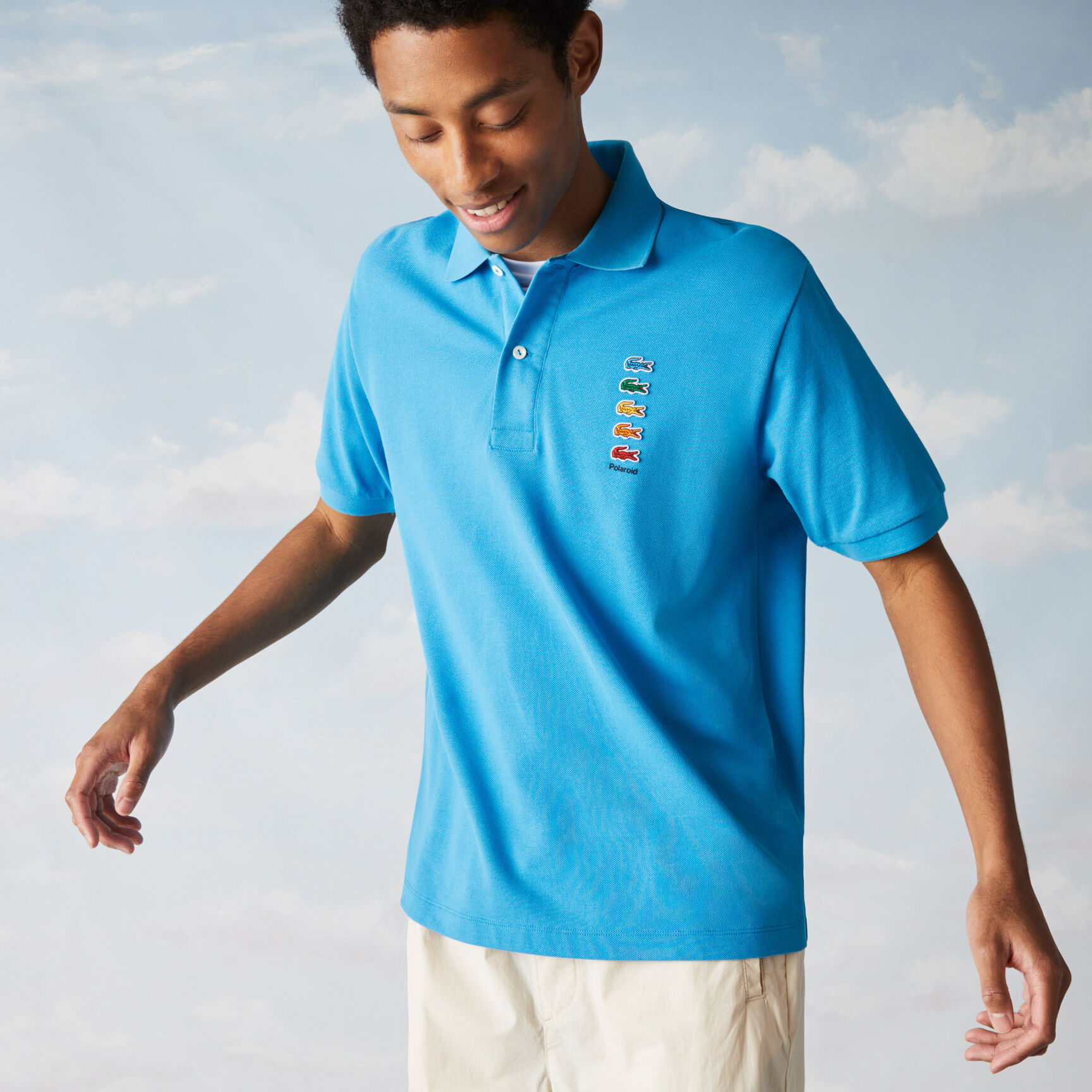 Men’s Polaroid Collaboration Colored Crocodiles Classic Fit Polo Men’s Polaroid Collaboration Colored Crocodiles Classic Fit Polo