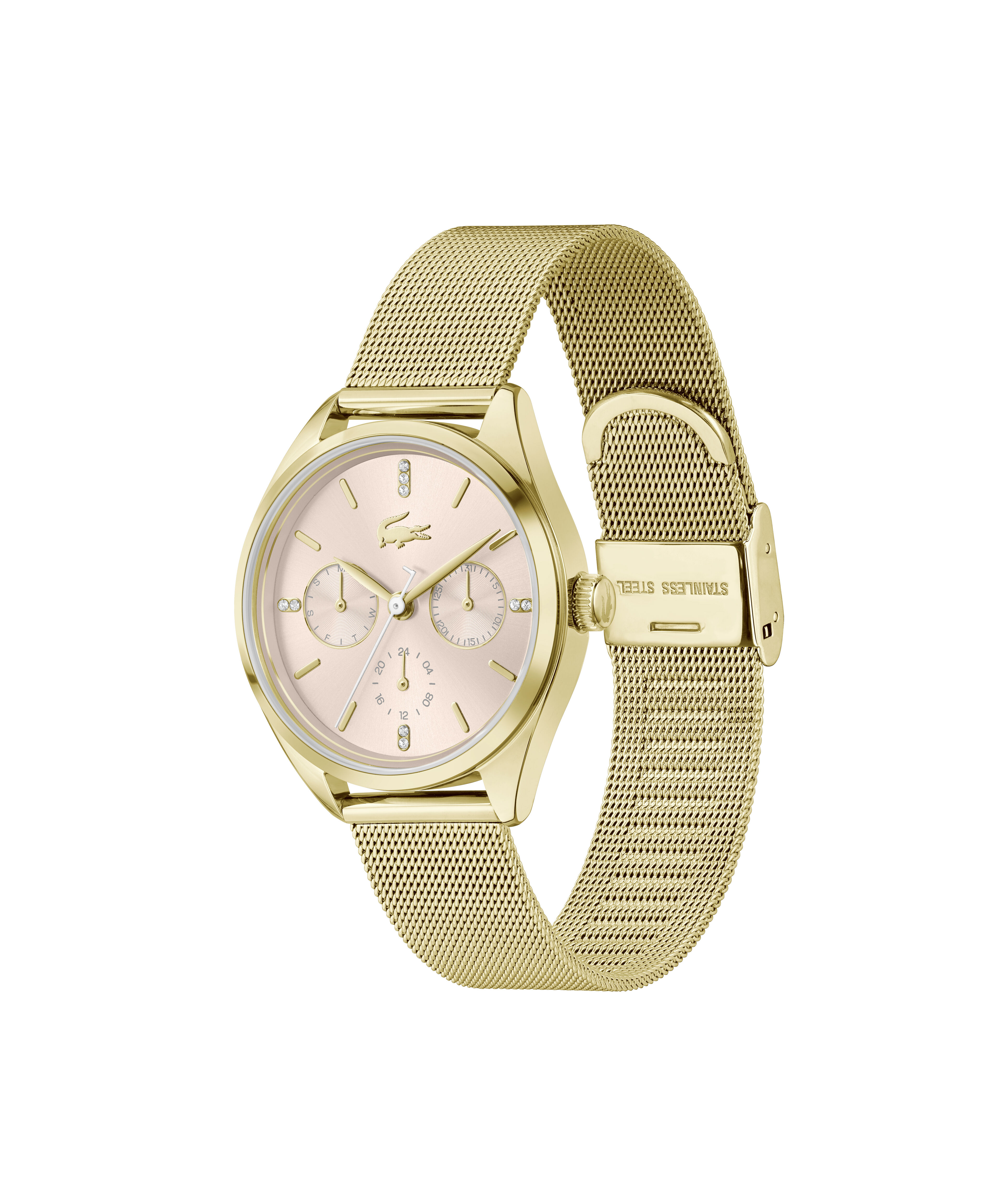Thin Gold-plated Steel Women's Watch