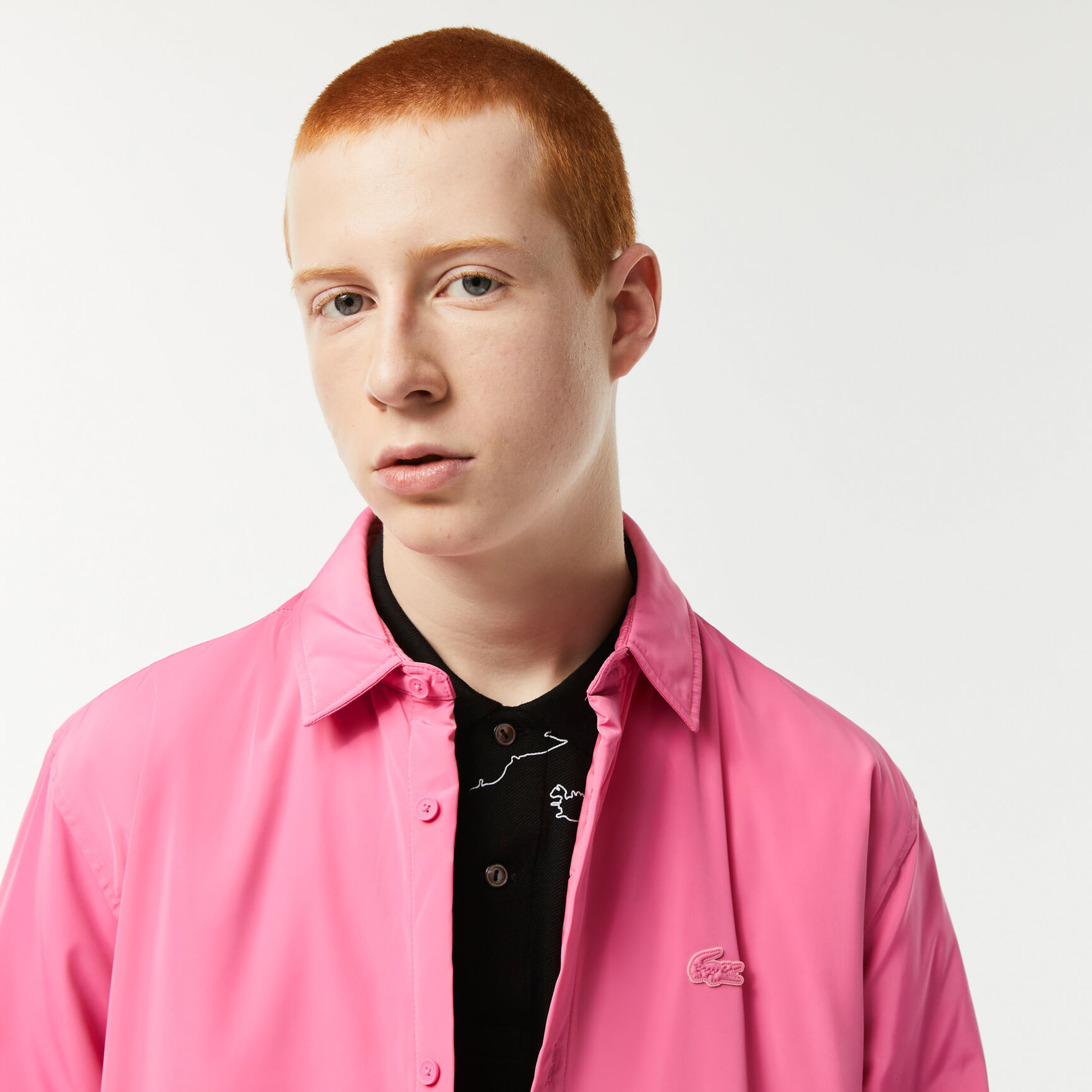 قميص بنمط جاكيت لاكوست مقاوم للماء للرجال قميص بنمط جاكيت لاكوست مقاوم للماء للرجال