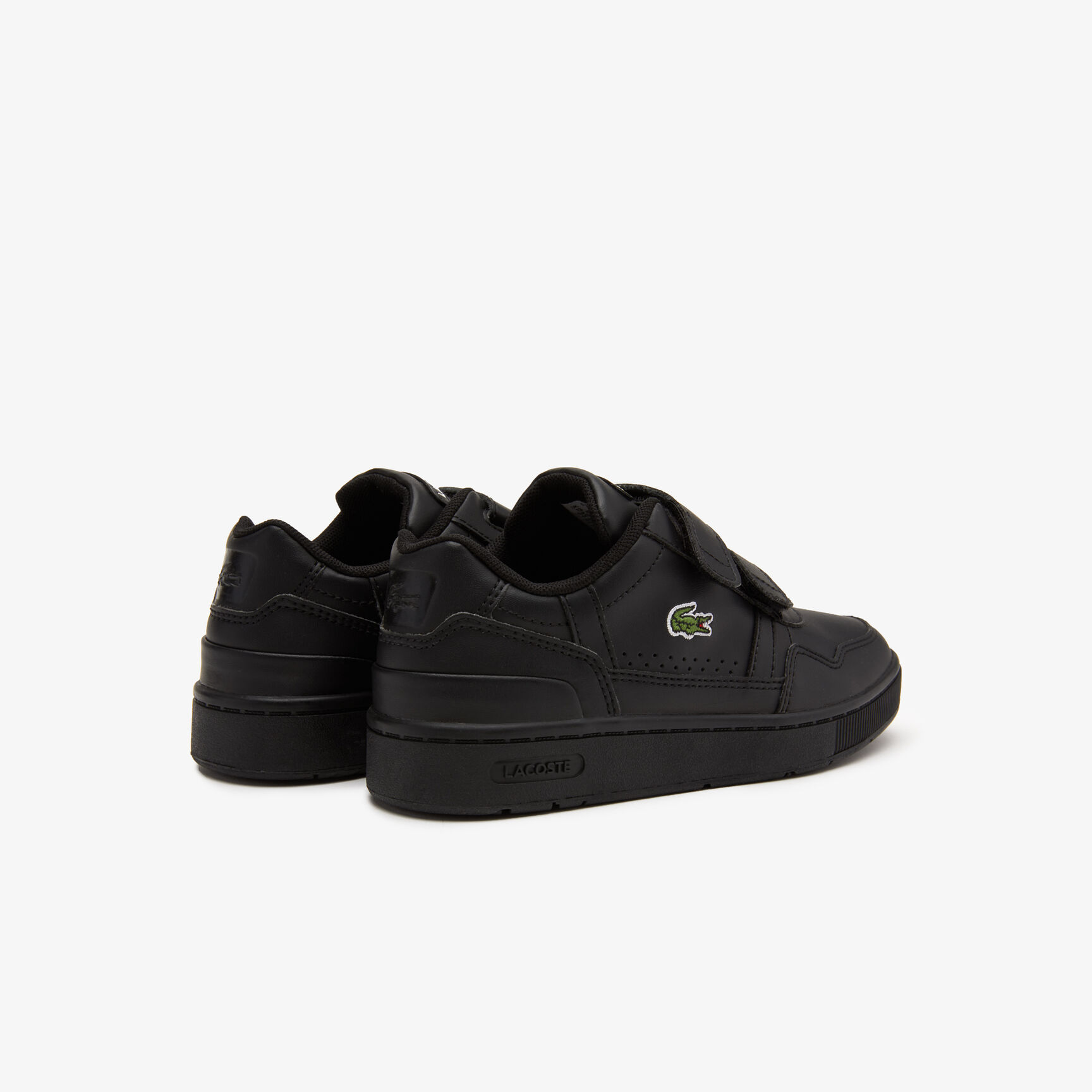 سنيكرز لاكوست تي كليب من خامات صناعية بتفاصيل ملونة للأطفال Children's Lacoste T-Clip Synthetic Color-Pop Sneakers - 44SUC0007-02H