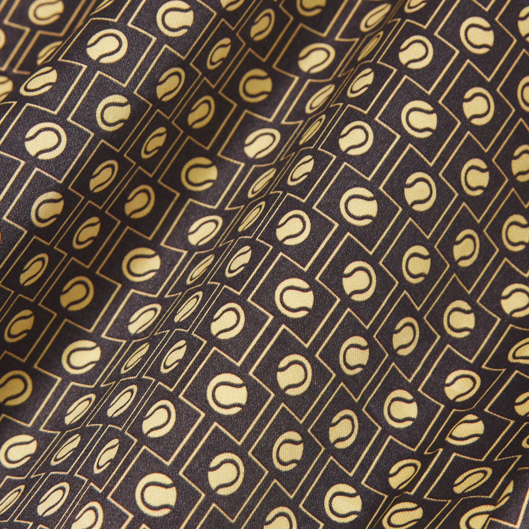 قميص ساتان مطبوع كبير الحجم Oversized Printed Satin Shirt - CF9804-00-4IZ