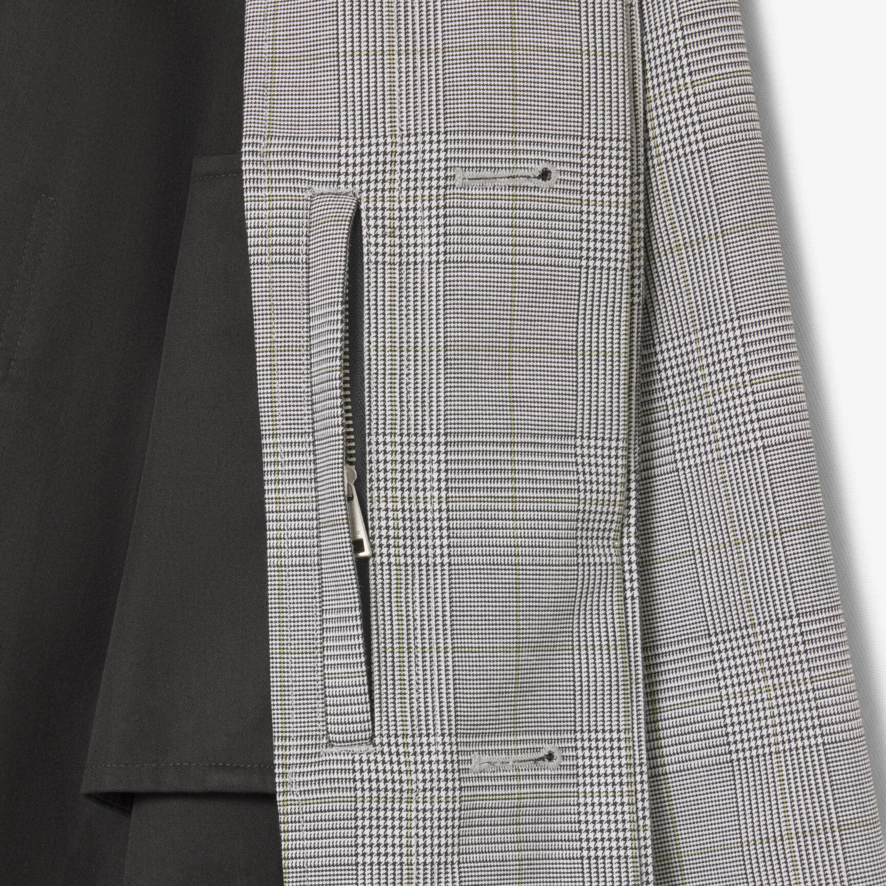 Water-Repellent Plaid Trench Coat Water-Repellent Plaid Trench Coat - BH5521-00-6PK