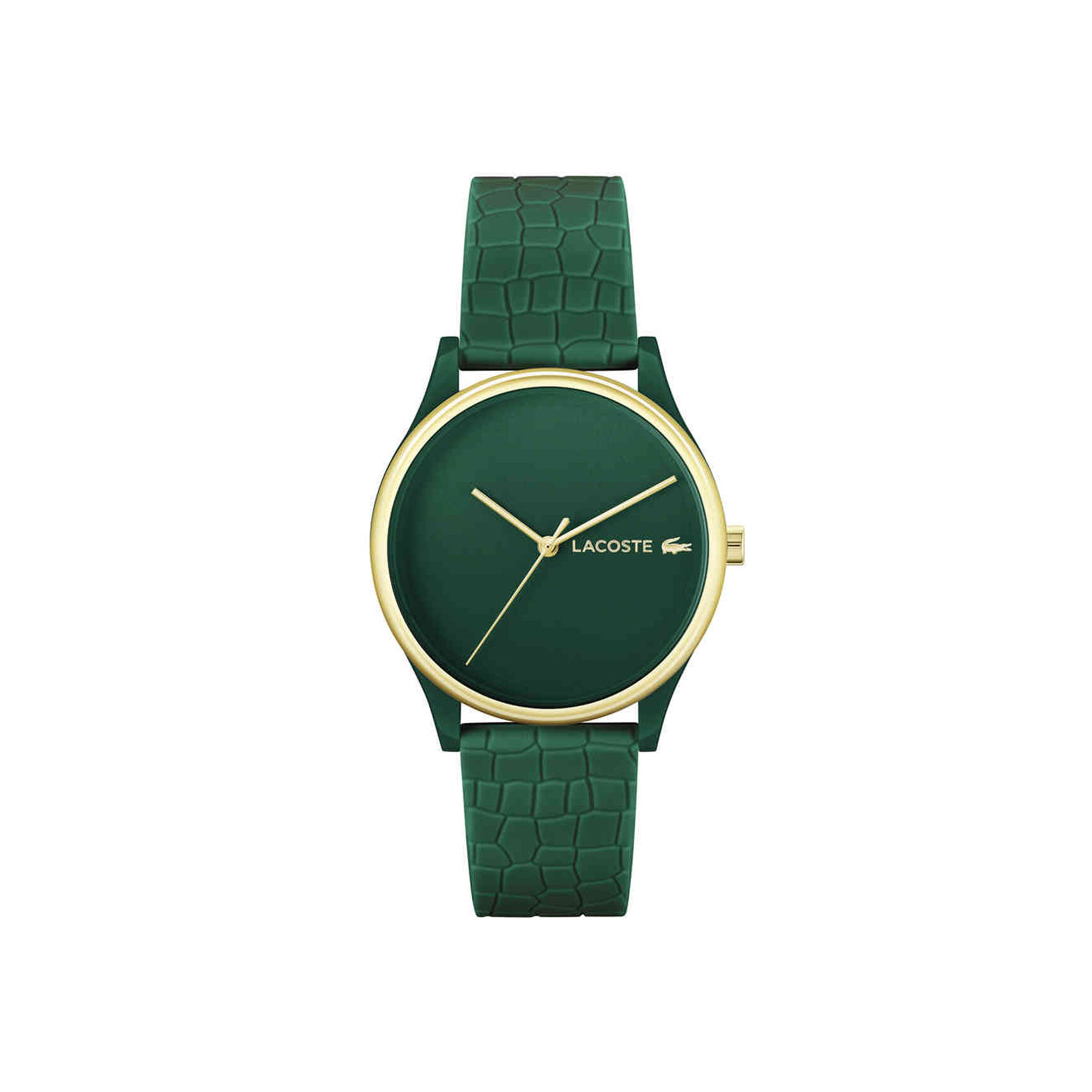 Women's Green Silicone Strap Watch Women Women Watch Quartz Watch - 2001247-GRN