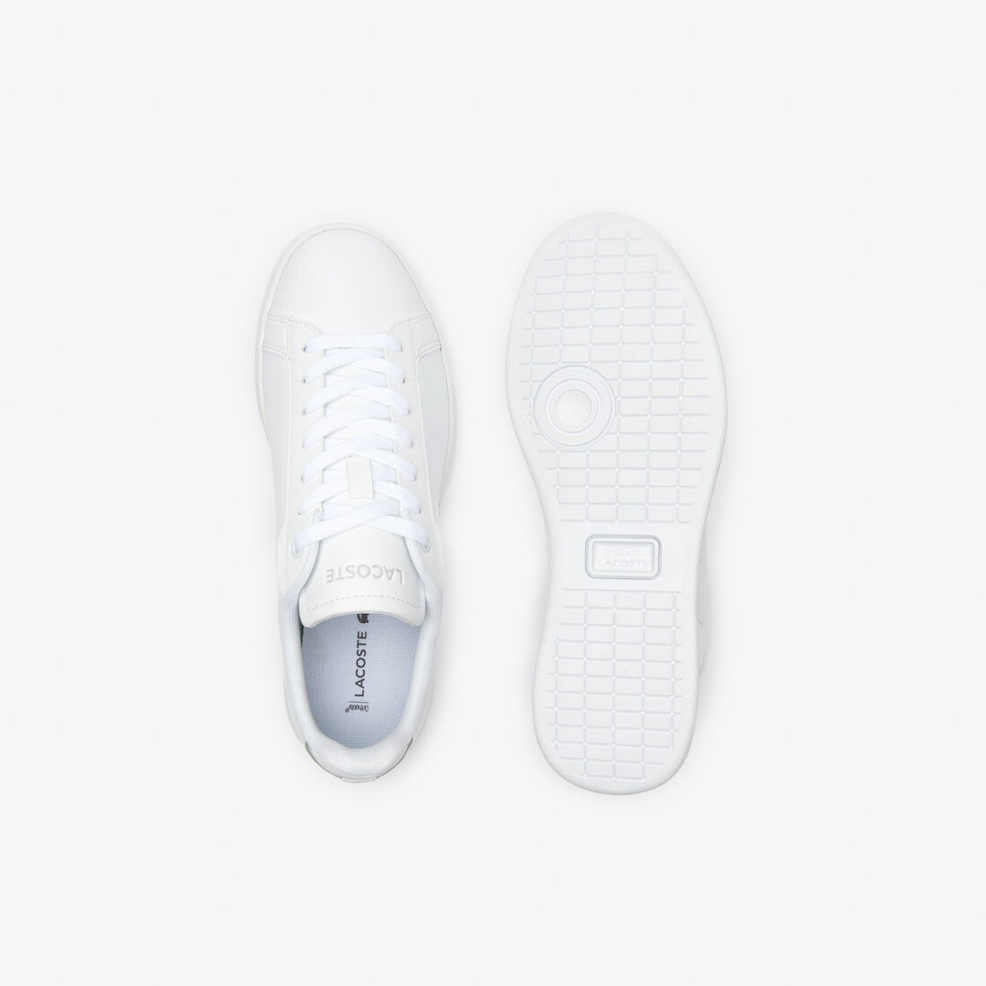 سنيكرز لاكوست كارنابي برو بي ال بنفس اللون جلد نساء Women's Lacoste Carnaby Pro BL Tonal Leather Trainers - 45SFA0083-21G