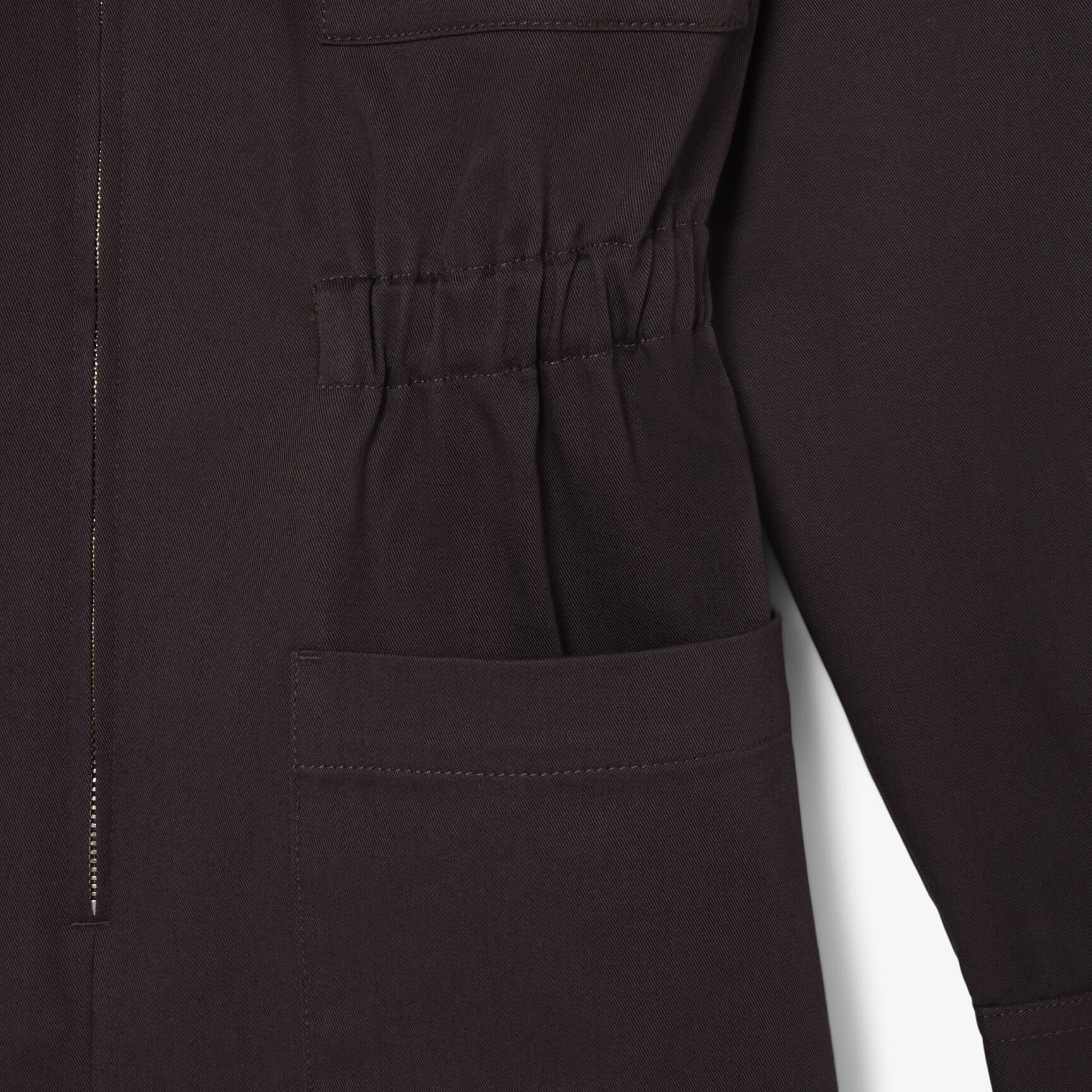 Polo Collar Stretch Gabardine Playsuit - EF0557-00-3LA