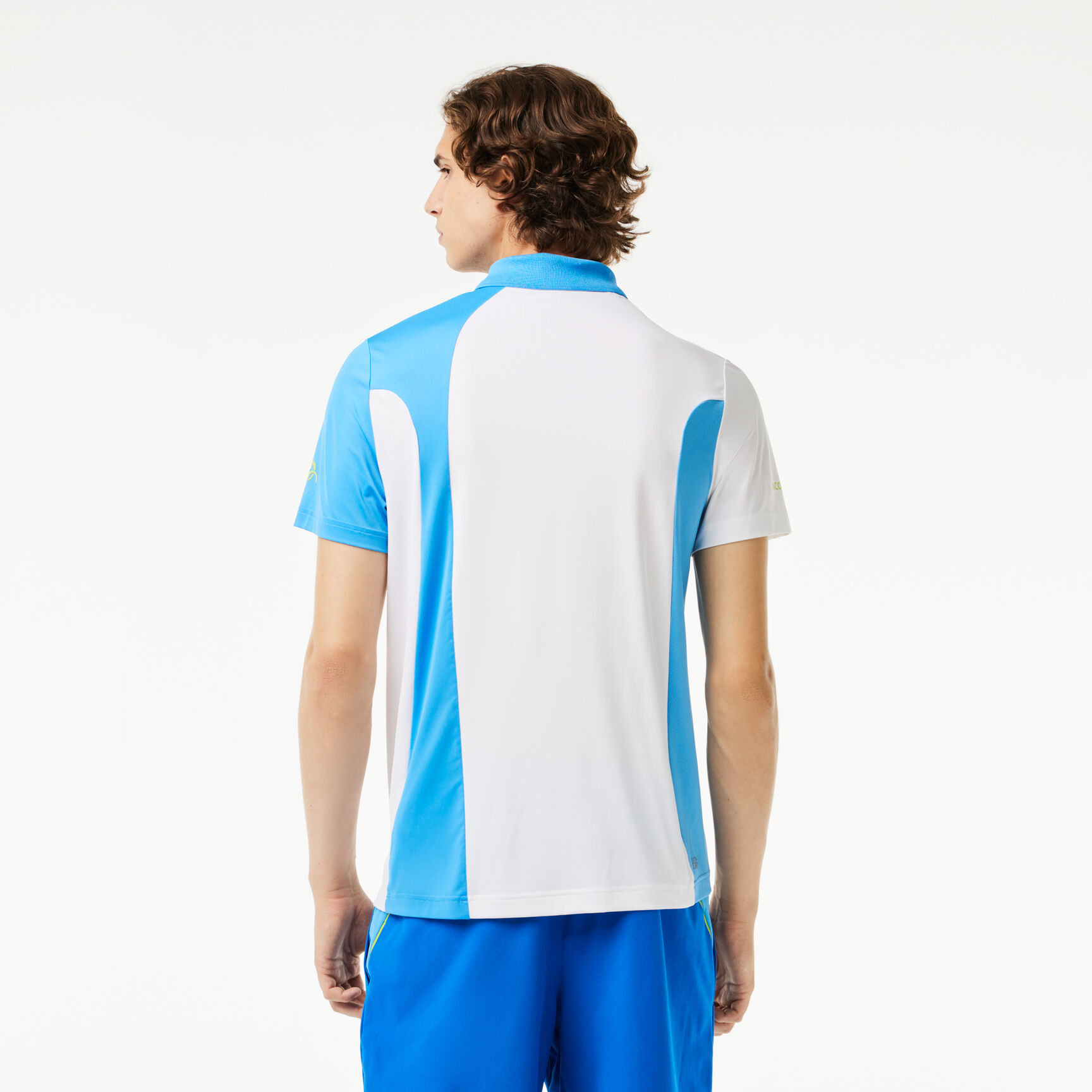 Men's Lacoste SPORT x Novak Djokovic Regular Fit Color-Block Polo Shirt Men's Lacoste SPORT x Novak Djokovic Regular Fit Color-Block Polo Shirt - DH3543-00-26F