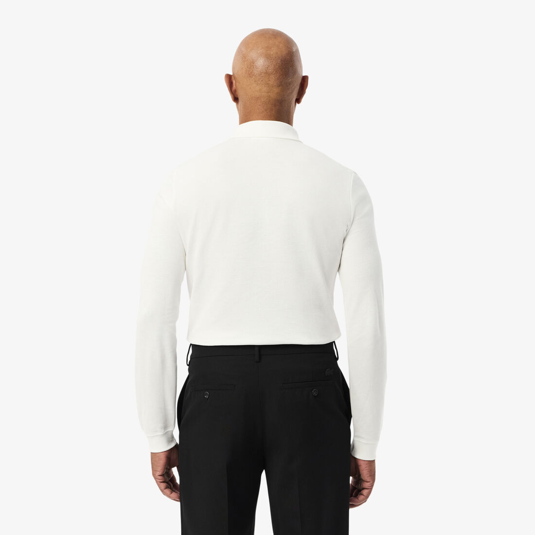 قميص بولو بقصّة ضيقة L.12.12 بأكمام طويلة Slim Fit L.12.12 Long Sleeved Polo Shirt - PH4013-00-001