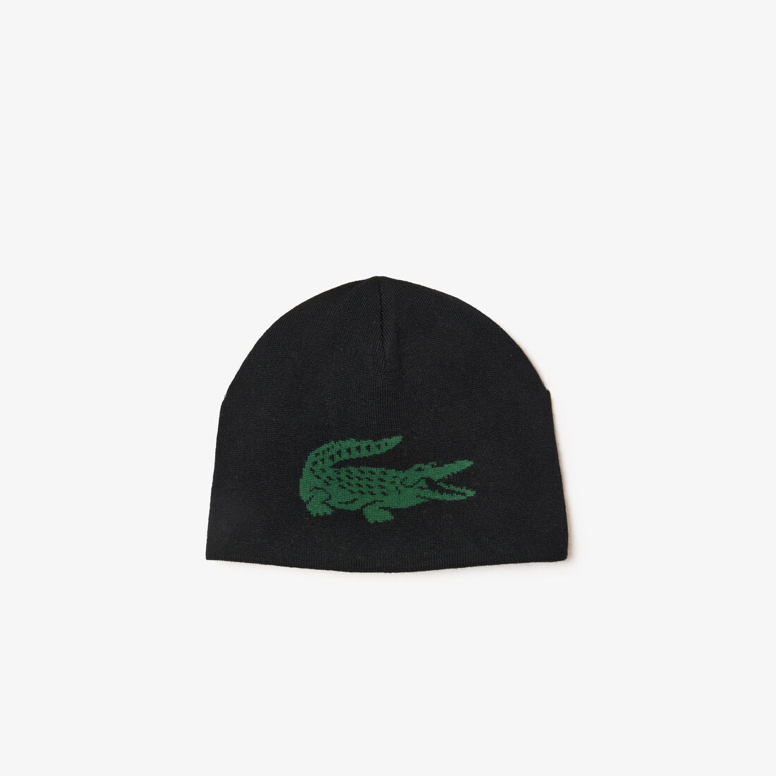Unisex Lacoste Contrast Crocodile Reversible Beanie - RB0059-00-964
