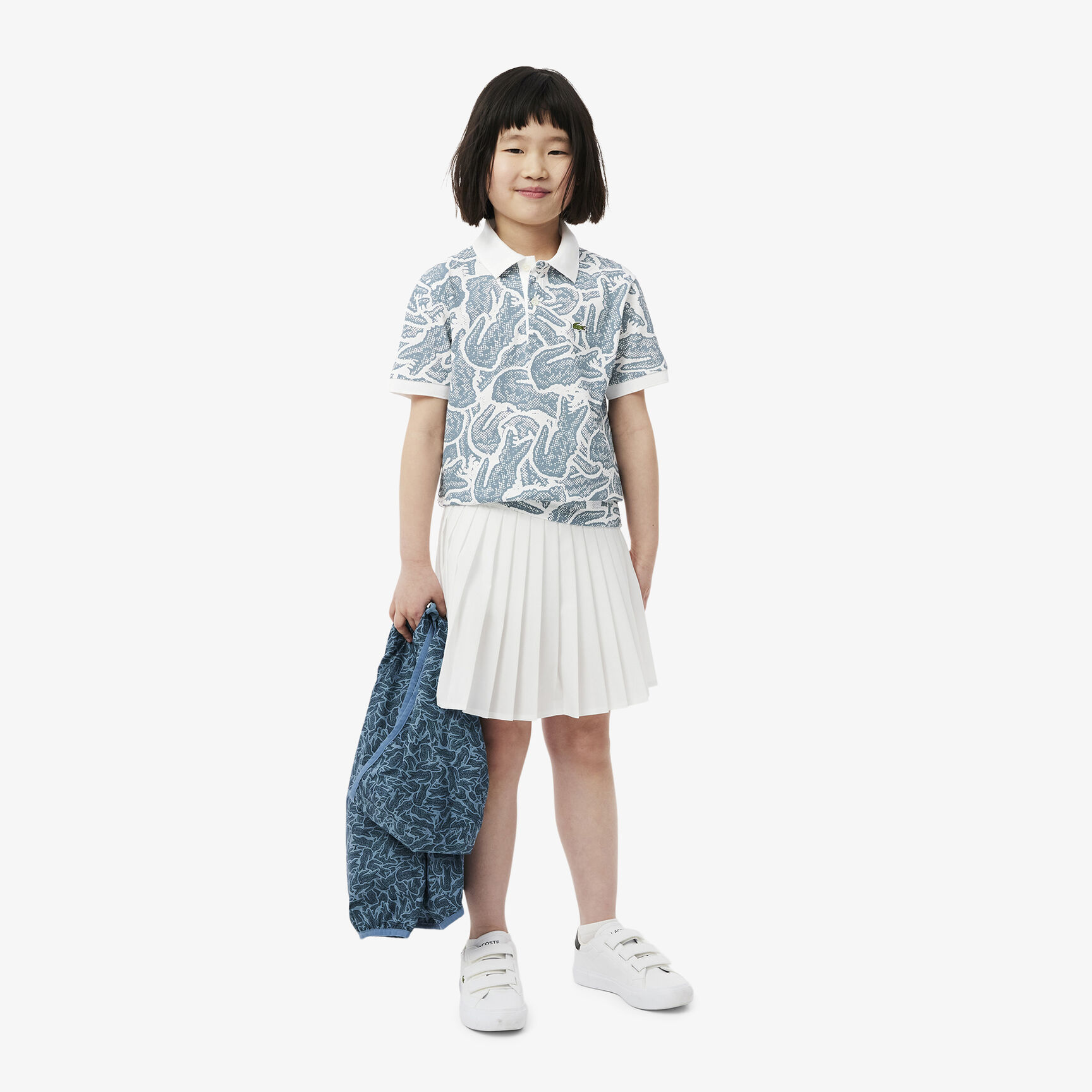 قميص بولو بيتيت بيكيه Petit Pique Print Polo Shirt - PJ8466-00-I0N