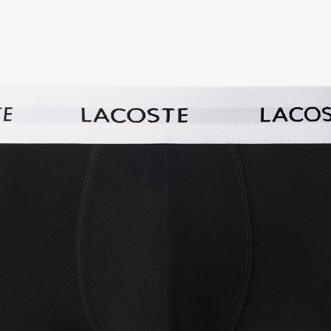 lacoste 3 pack stretch cotton trunks