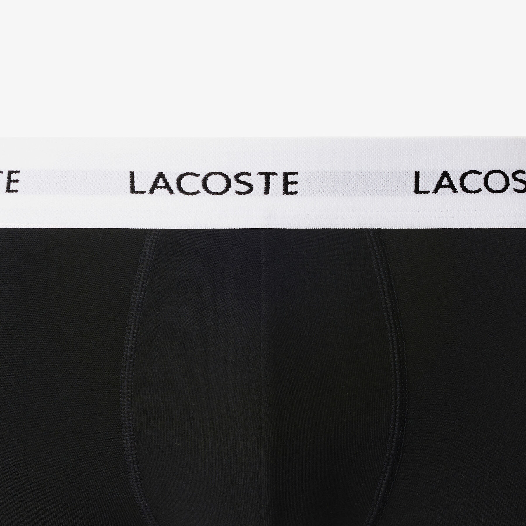 lacoste 3 pack stretch cotton trunks