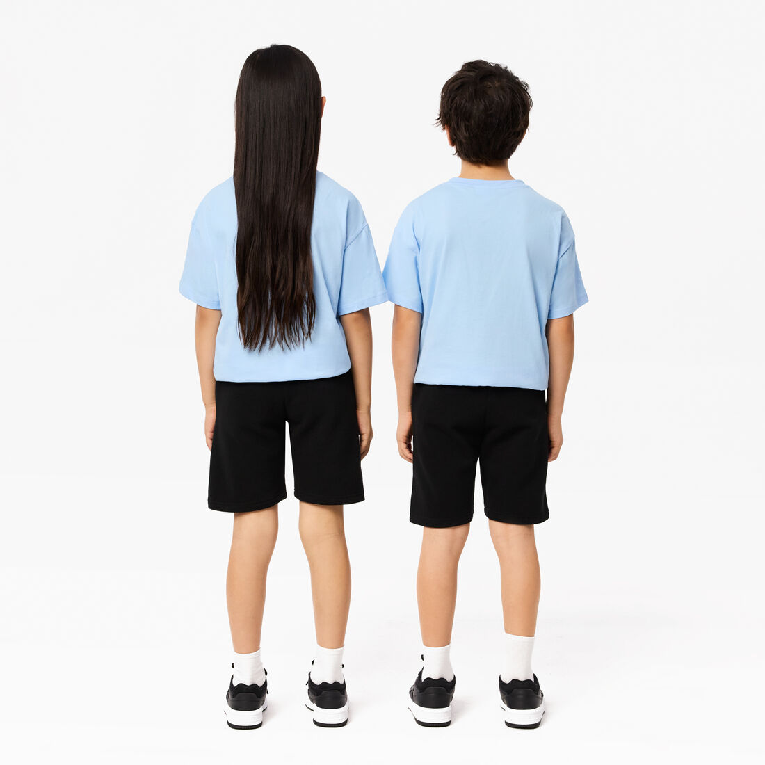 شورت لاكوست صوف قطن عضوي ناعم للأطفال Kids' Lacoste Organic Brushed Cotton Fleece Shorts - GJ9733-00-031