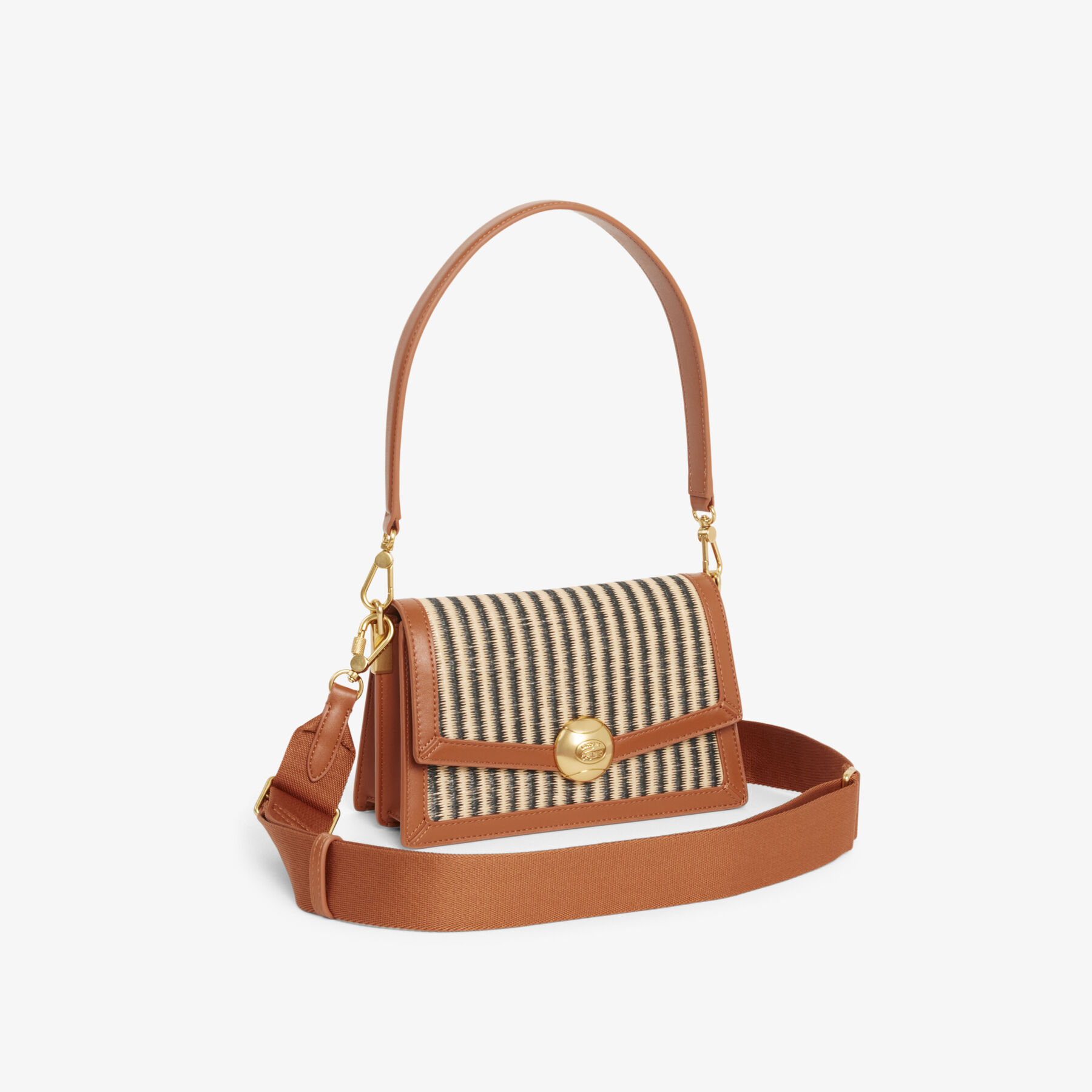 Summer Pack Raffia Shoulder Bag lacoste summer pack raffia shoulder bag
