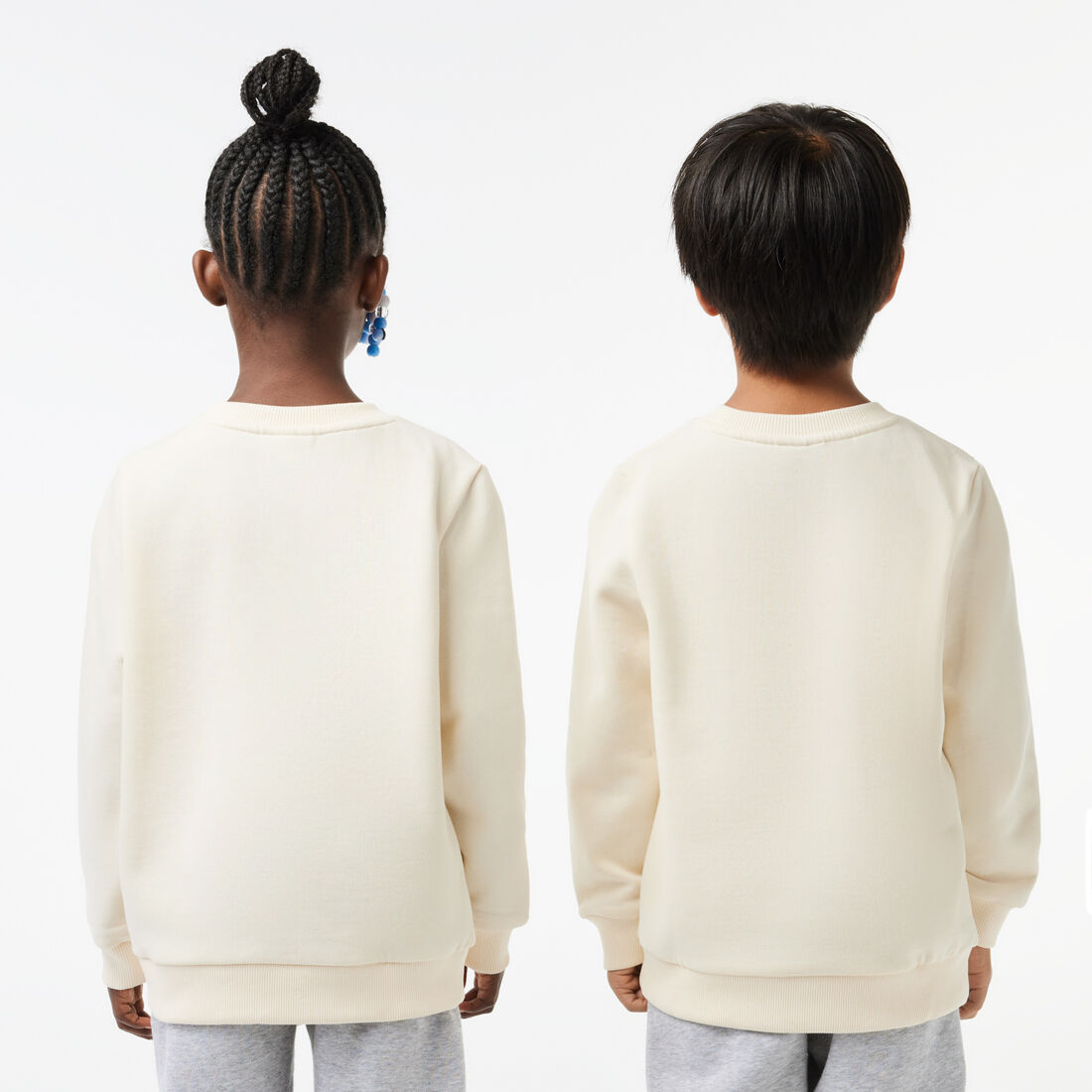 تي شيرت جيرسيه قطن بطبعة الكرة الأرضية Contrast Signature Print Sweatshirt - SJ2455-00-XFJ