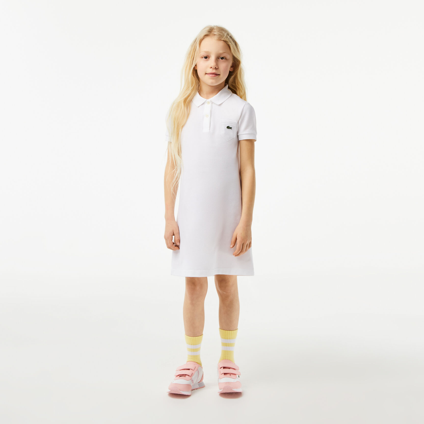 فستان بولو بيكيه Girl's Polo-Style Cotton Dress - EJ2816-00-001