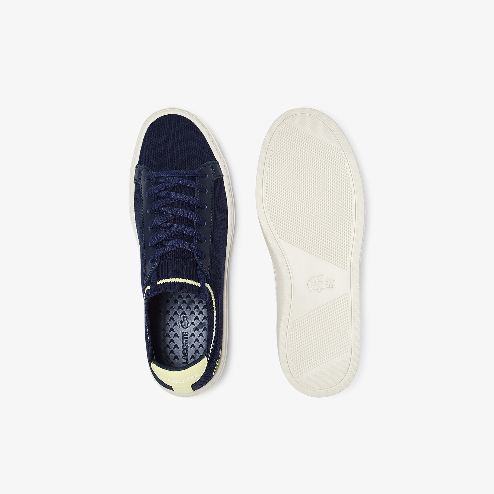 Women's La Piquée Textile Contrast Heel Tab Sneakers Women's La Piquée Textile Contrast Heel Tab Sneakers