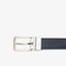 Men's Lacoste Engraved Buckle Grained Leather Belt men s lacoste engraved buckle grained leather belt