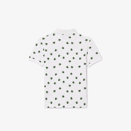 Printed Cotton Pique Polo Shirt Printed Cotton Pique Polo Shirt