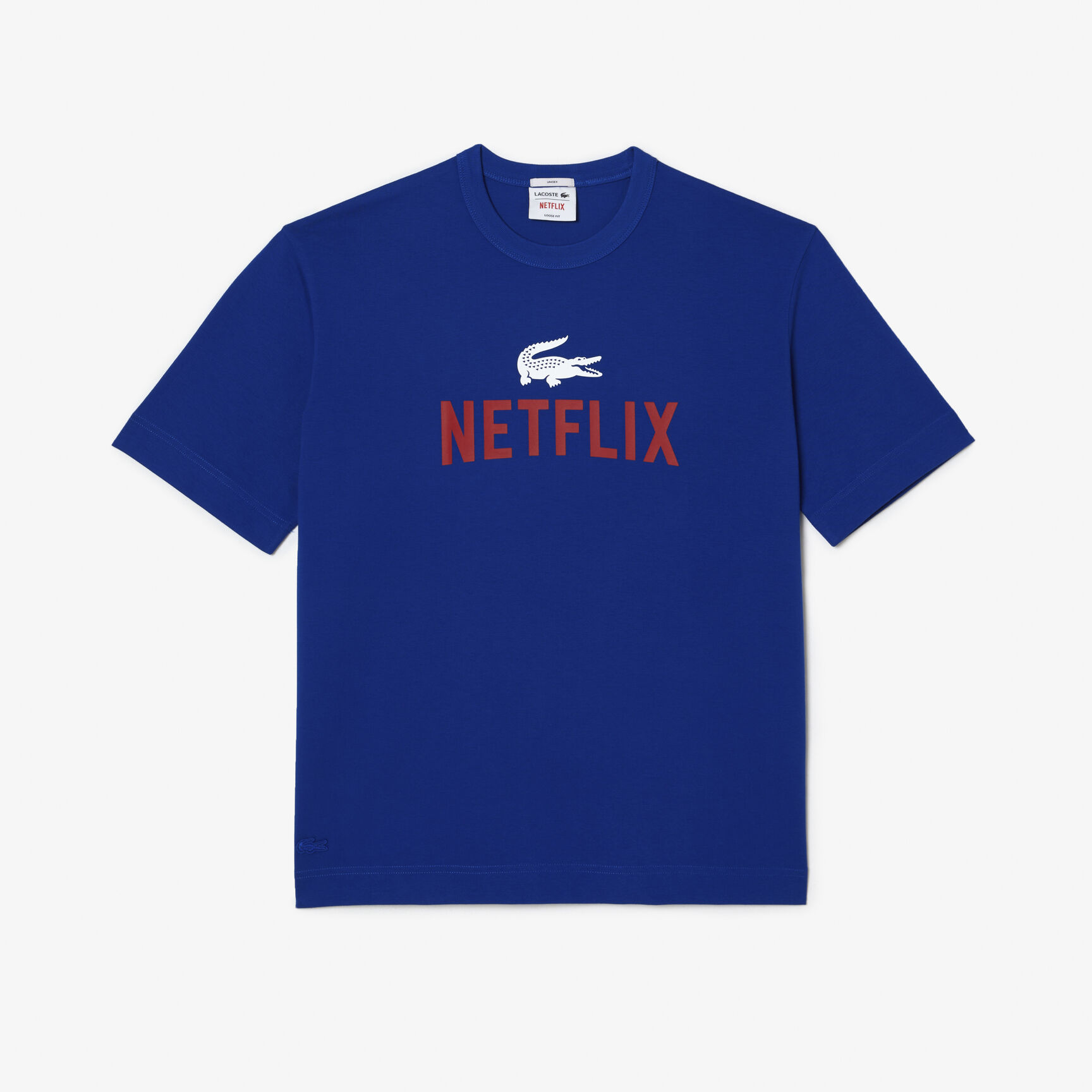 Unisex Lacoste x Netflix Loose Fit Organic Cotton T-shirt Unisex Lacoste x Netflix Loose Fit Organic Cotton T-shirt