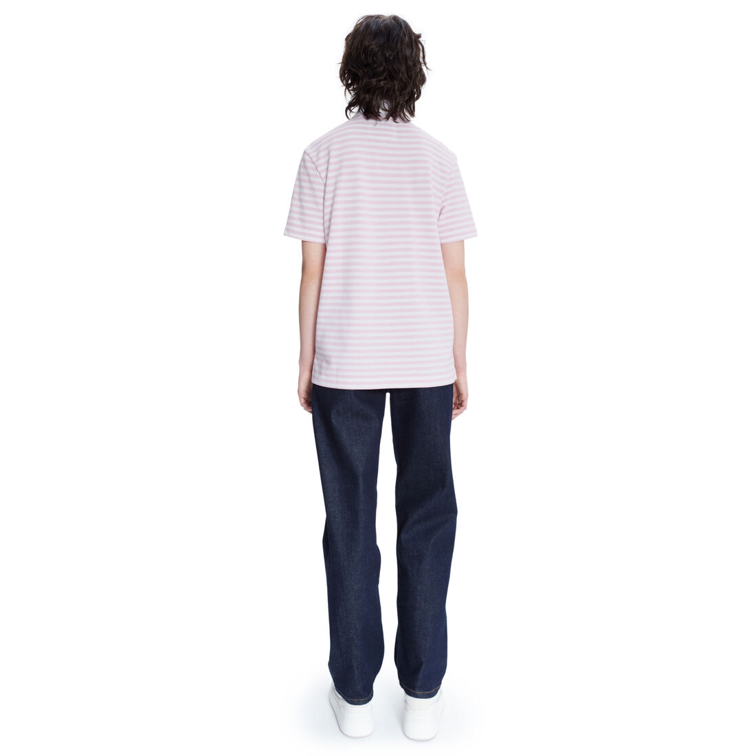 Women’s Lacoste x A.P.C. Loose Fit Striped Polo Shirt Women’s Lacoste x A.P.C. Loose Fit Striped Polo Shirt