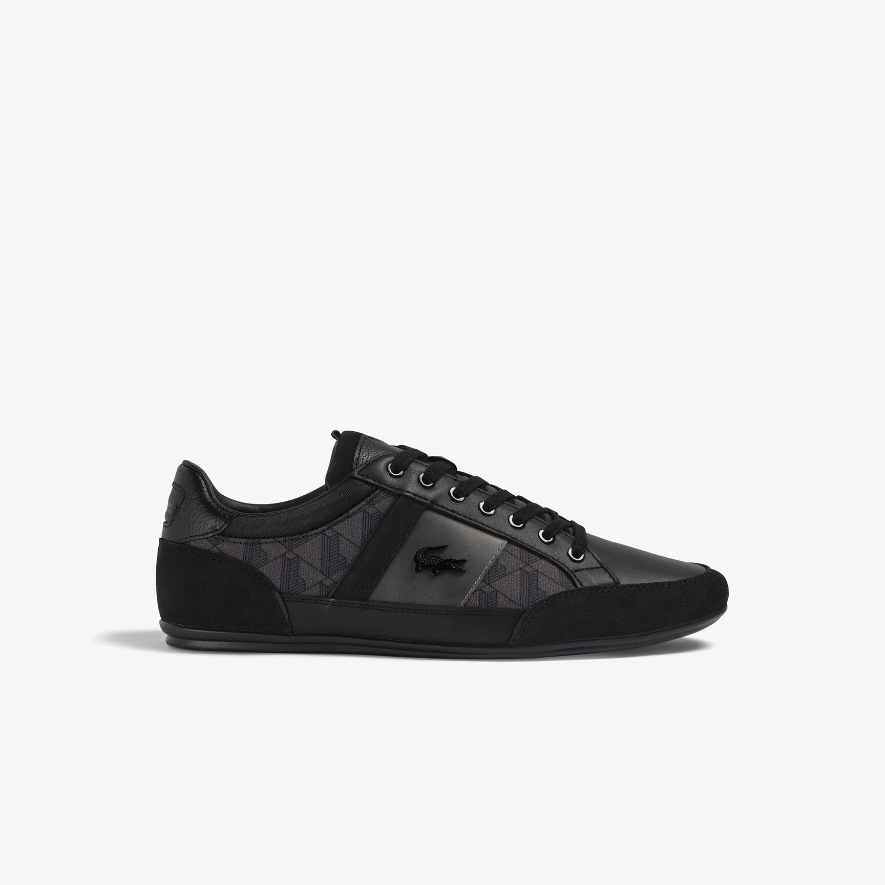 سنيكرز لاكوست شايمون قماش جلد بلون محايد للرجال Men's Lacoste Chaymon Textile Tonal Trainers - 45CMA0016-231