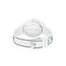 Unisex White Silicone Strap Watch Men Non-metal Watch - 2001347-WHT