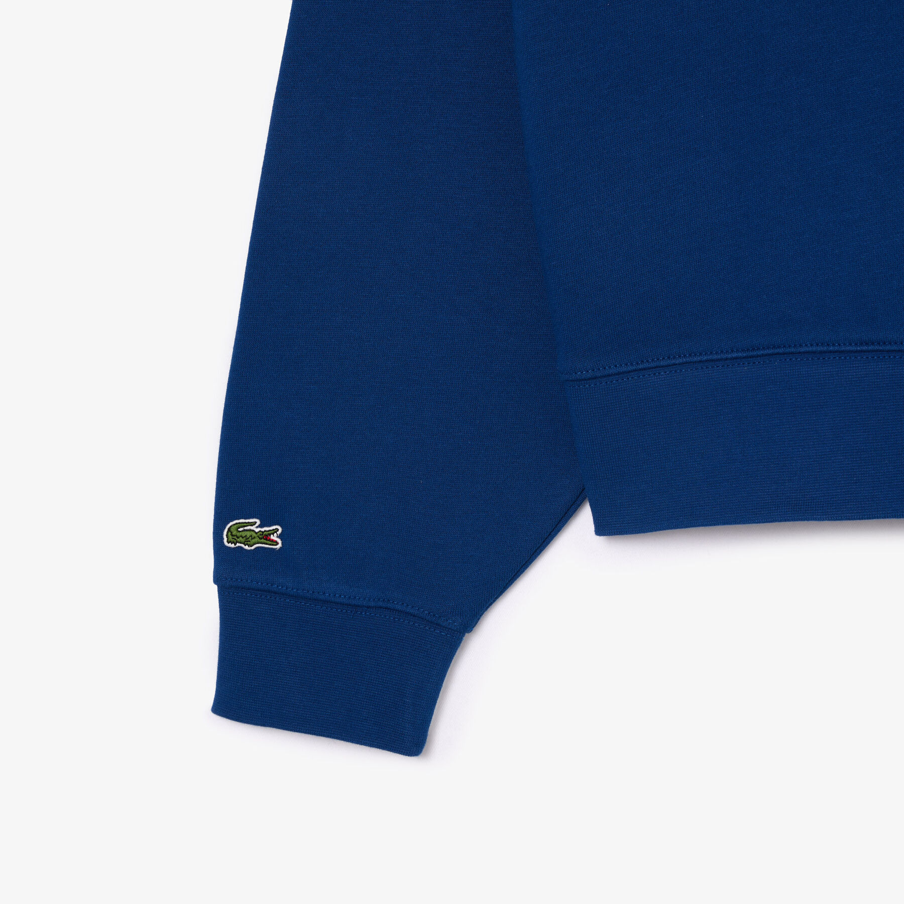 لاكوست fleece logo hoodie
