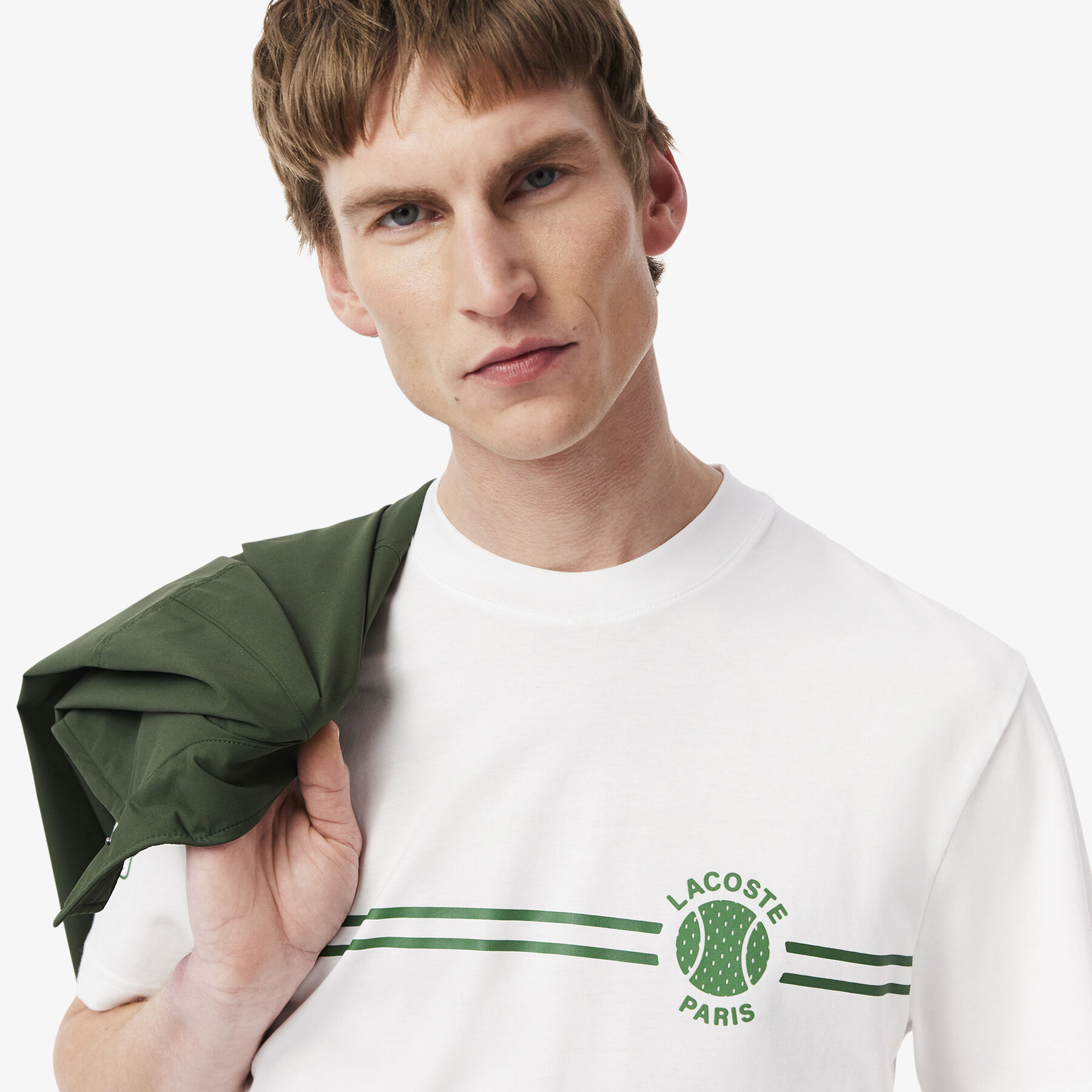 Printed Embroidered Cotton Jersey T-shirt lacoste printed embroidered cotton jersey t shirt