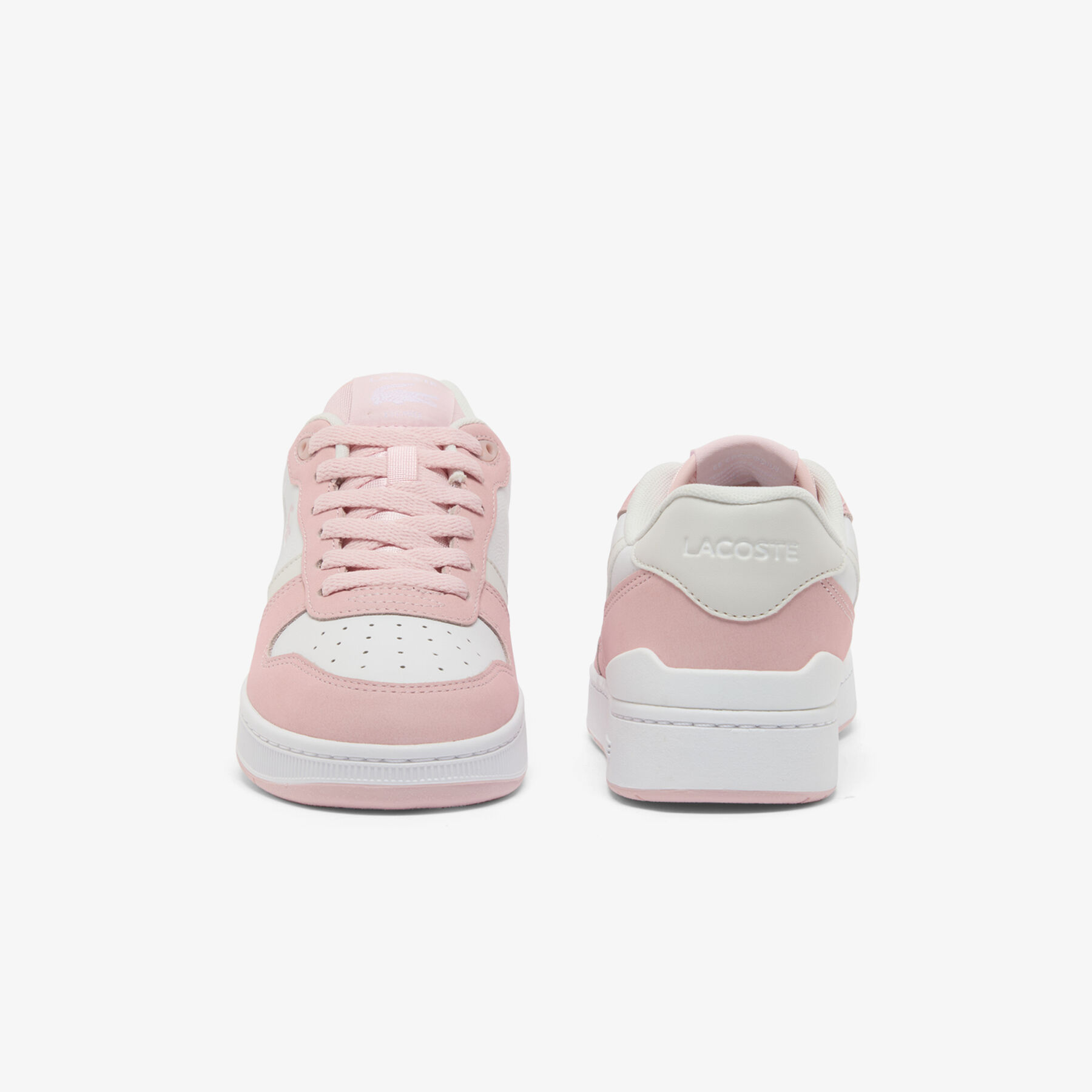 lacoste women s t clip set leather sneakers