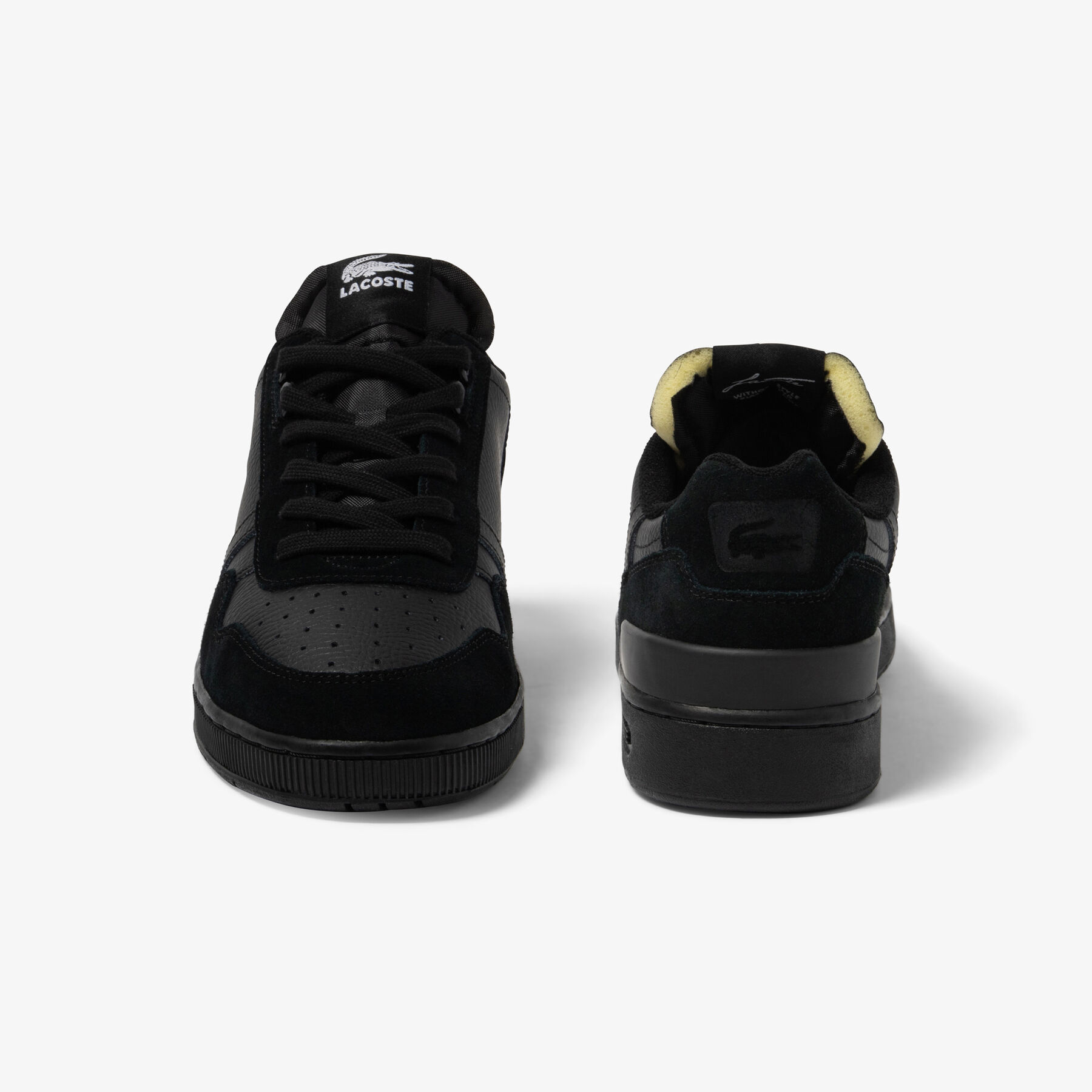 Men's Lacoste T-Clip Leather Premium Trainers men s lacoste t clip leather premium trainers