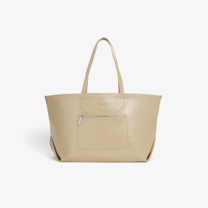 حقيبة تسوق كبيرة لامعة وخفيفة الوزن