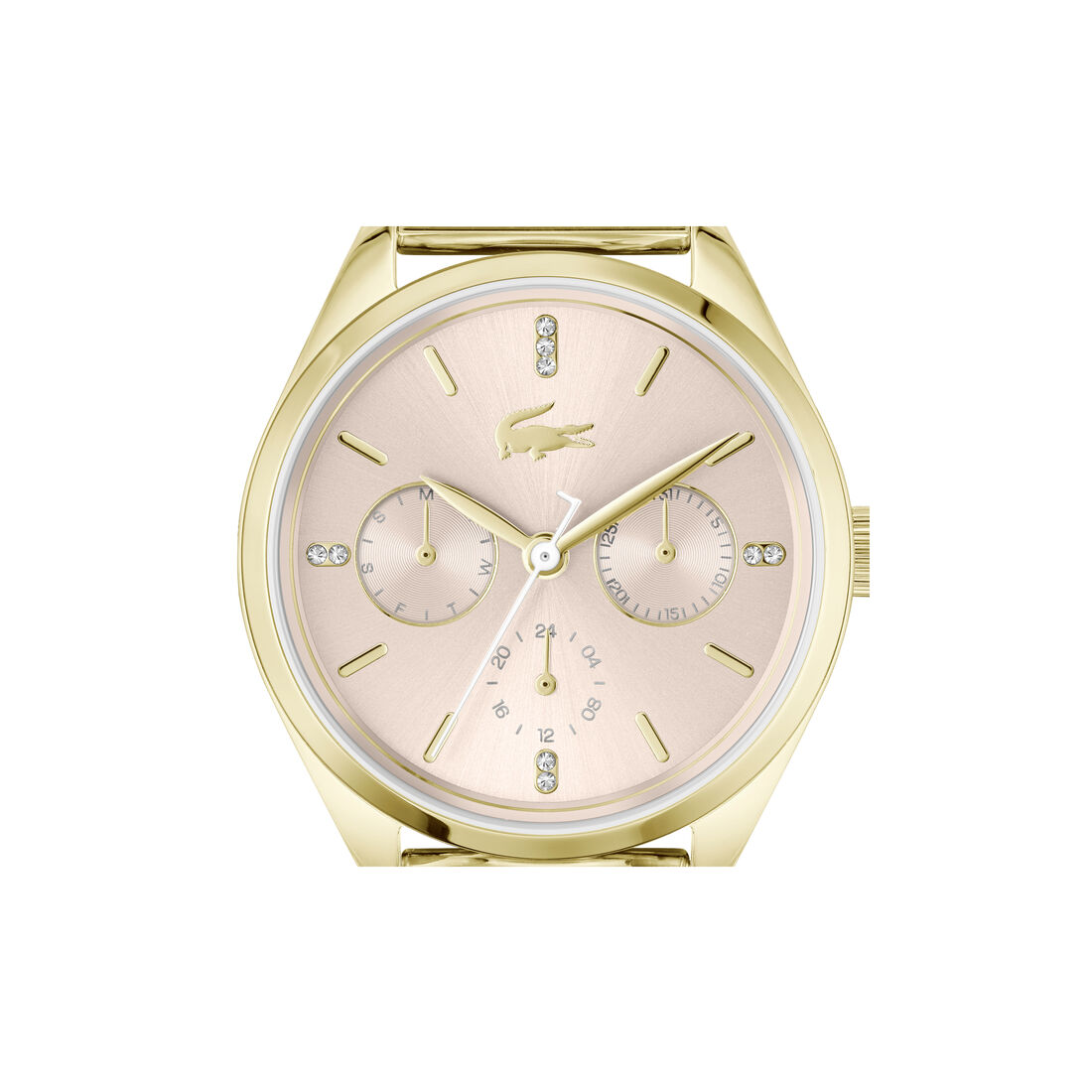 ساعة ستيل مطلية بالذهب بتصميم نحيف للسيدات Thin Gold-Plated Steel Women's Watch - 2001499-GOLD