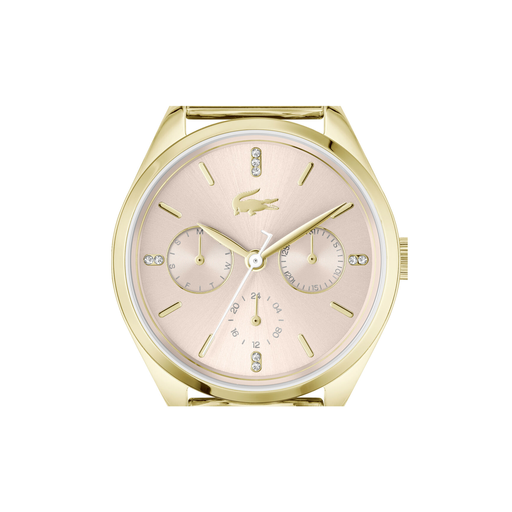ساعة ستيل مطلية بالذهب بتصميم نحيف للسيدات Thin Gold-Plated Steel Women's Watch - 2001499-GOLD