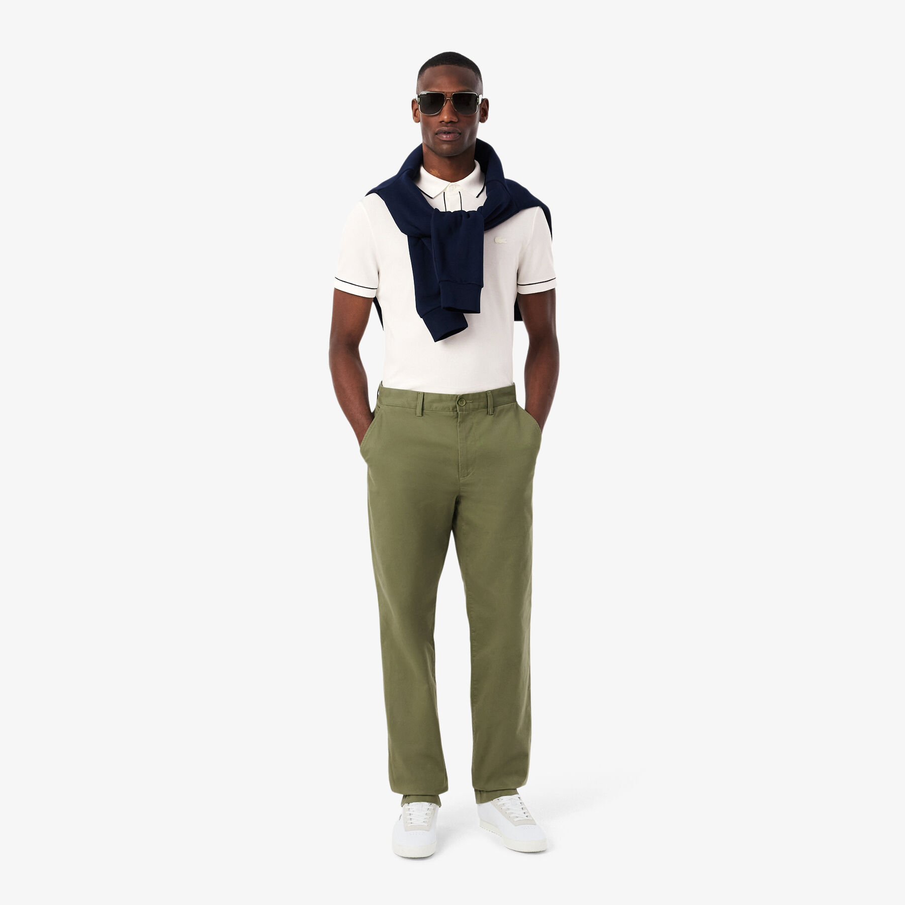 قميص بولو باريس ستريتش بيكيه بقصة عادية Regular Fit Paris Stretch Pique Polo Shirt - PH8184-00-70V