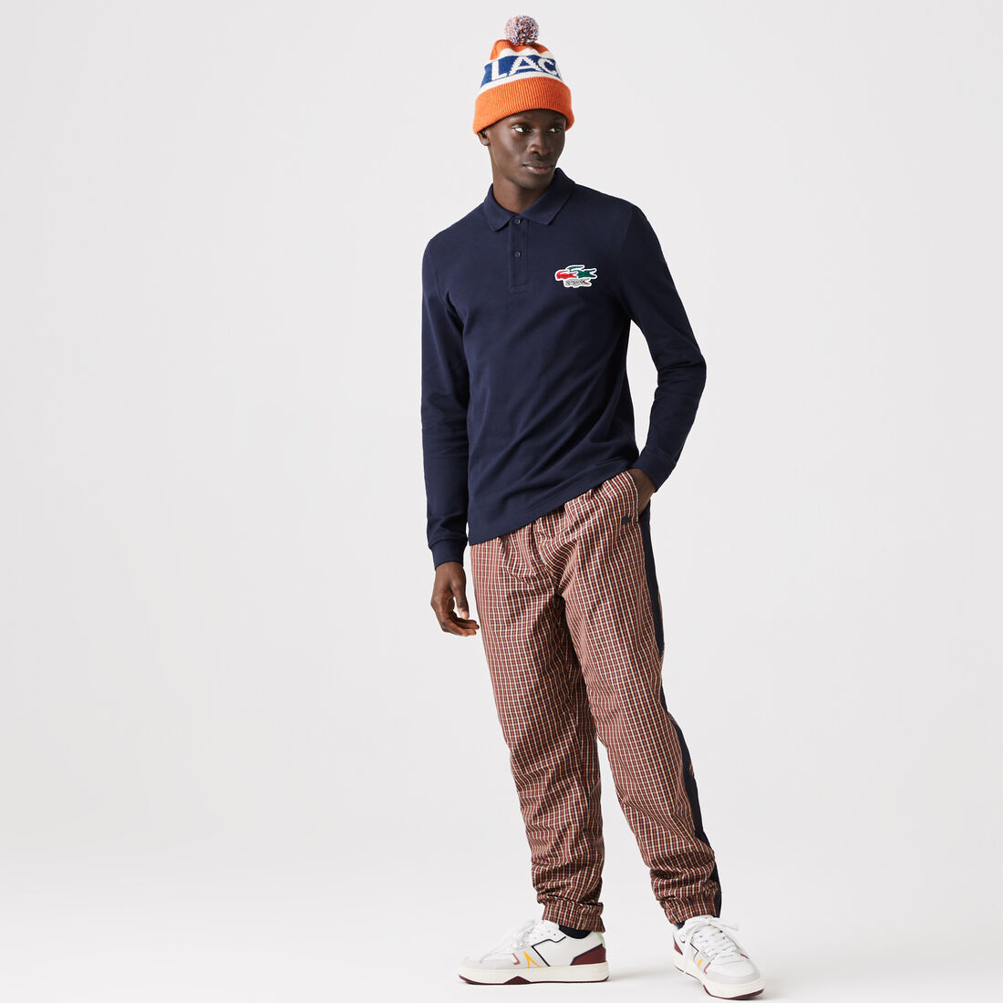 قميص بولو من القطن العضوي للرجال بقصة عادية من Lacoste قميص بولو من القطن العضوي للرجال بقصة عادية من Lacoste