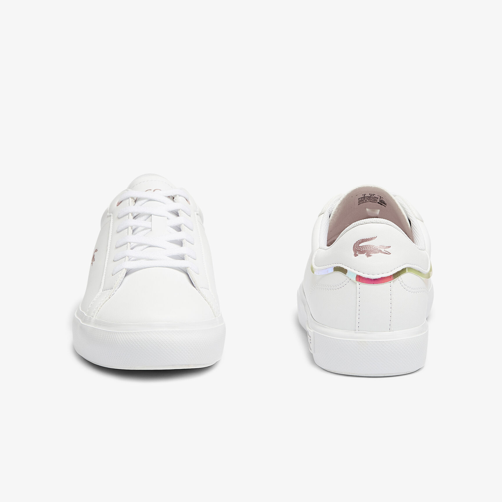 سنيكرز باوركورت من خامات صناعية بتفاصيل لامعة للأطفال سنيكرز باوركورت من خامات صناعية بتفاصيل لامعة للأطفال