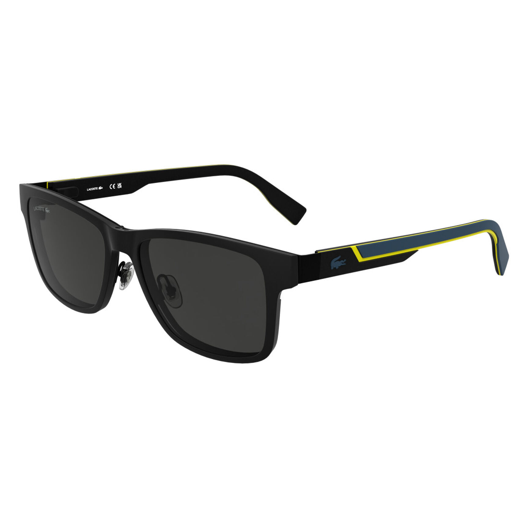 Lacoste Magnetic Clip-On Rectangular Sunglasses - L2307MAG-002