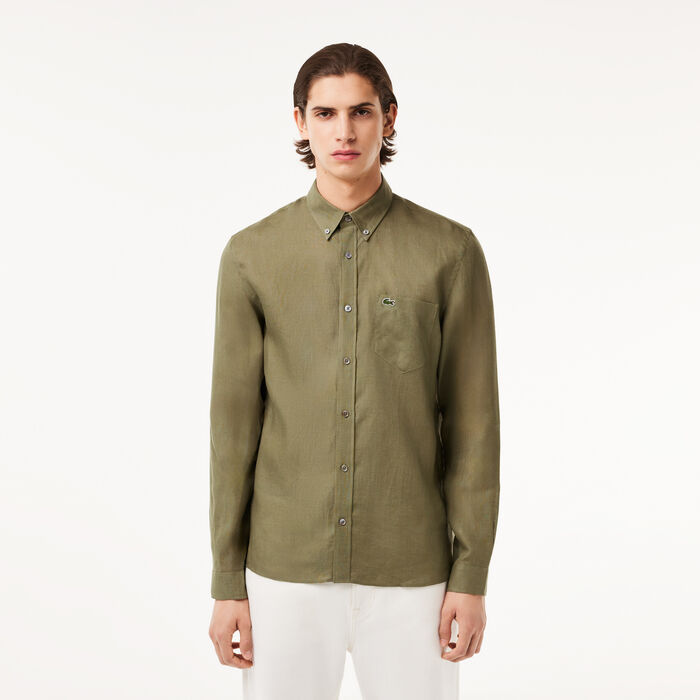 Men's Lacoste Linen Shirt - CH5692-00-316