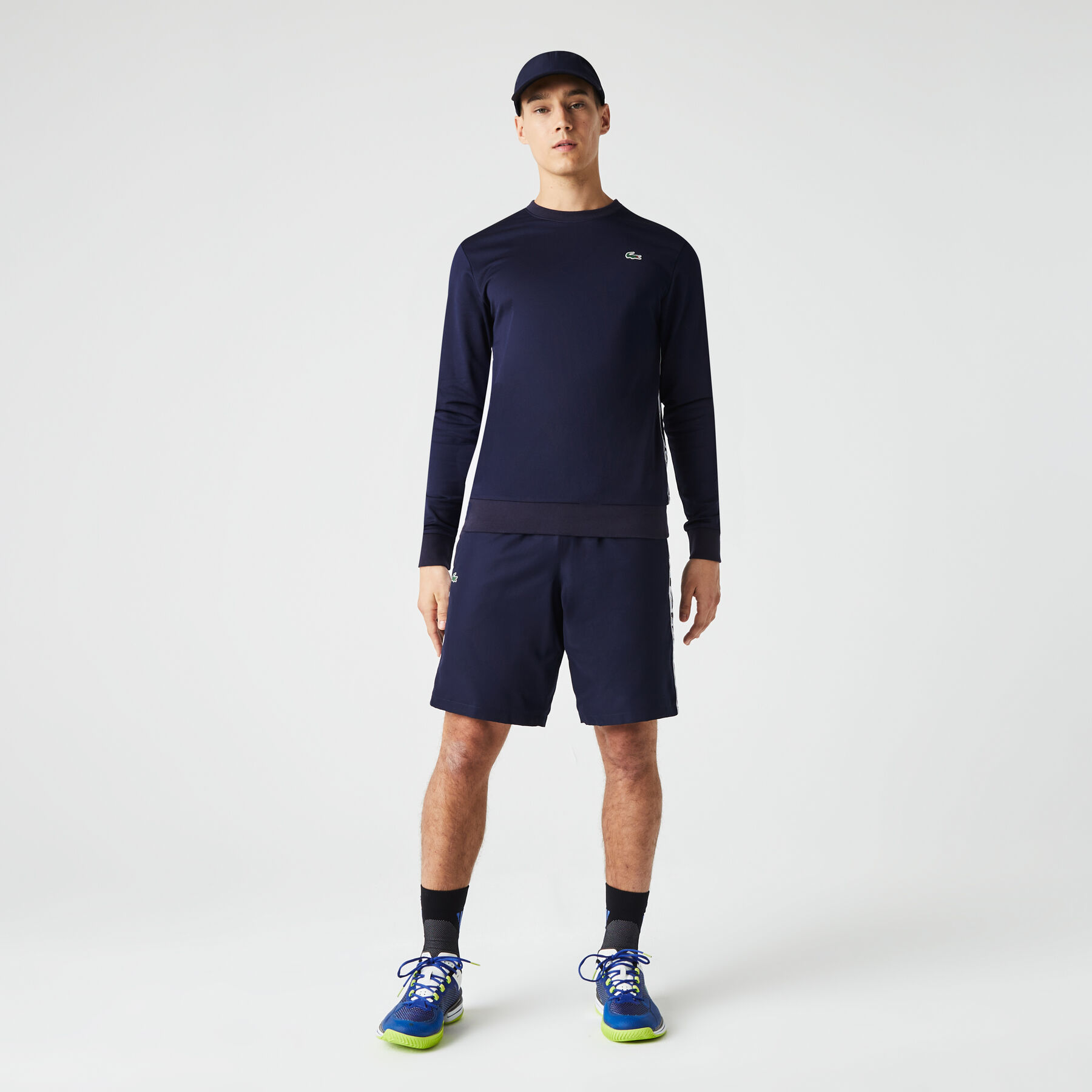 لاكوست شورت تنس تفتا للرجال مجموعة lacoste sport