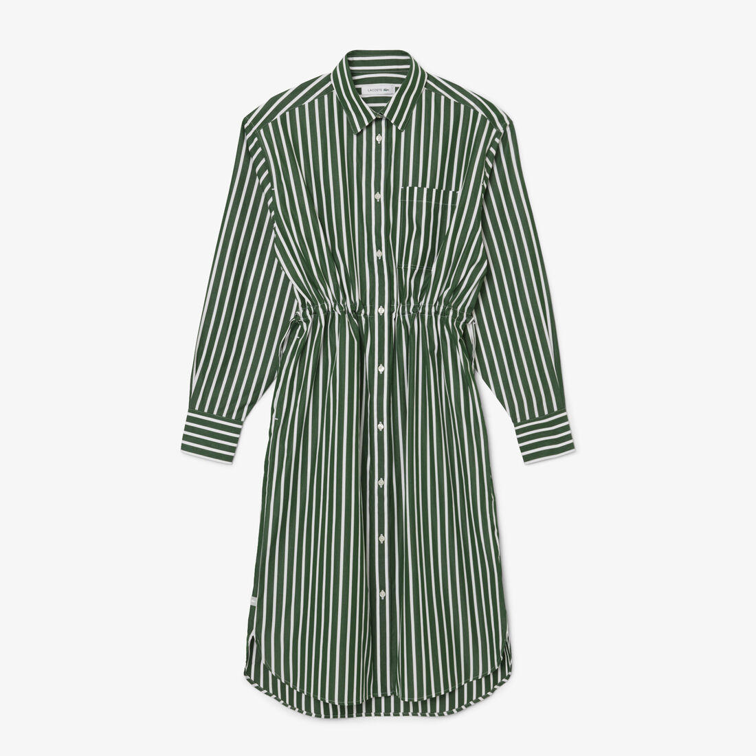 فستان بقميص بوبلين بقصة مريحة Relaxed Fit Poplin Shirt Dress - EF9852-00-291