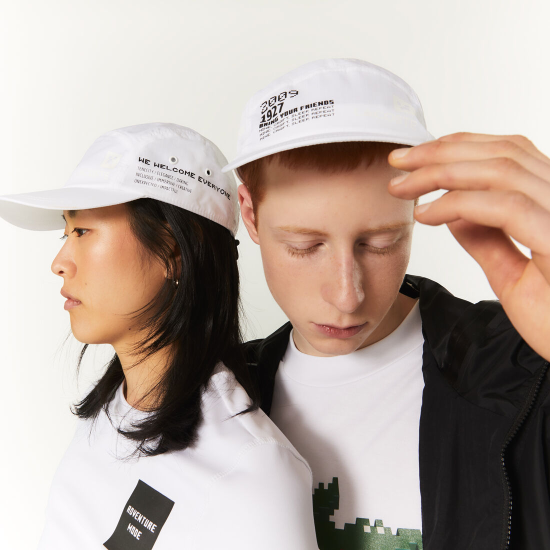 Unisex Lacoste L!VE x Minecraft Print Nylon Cap