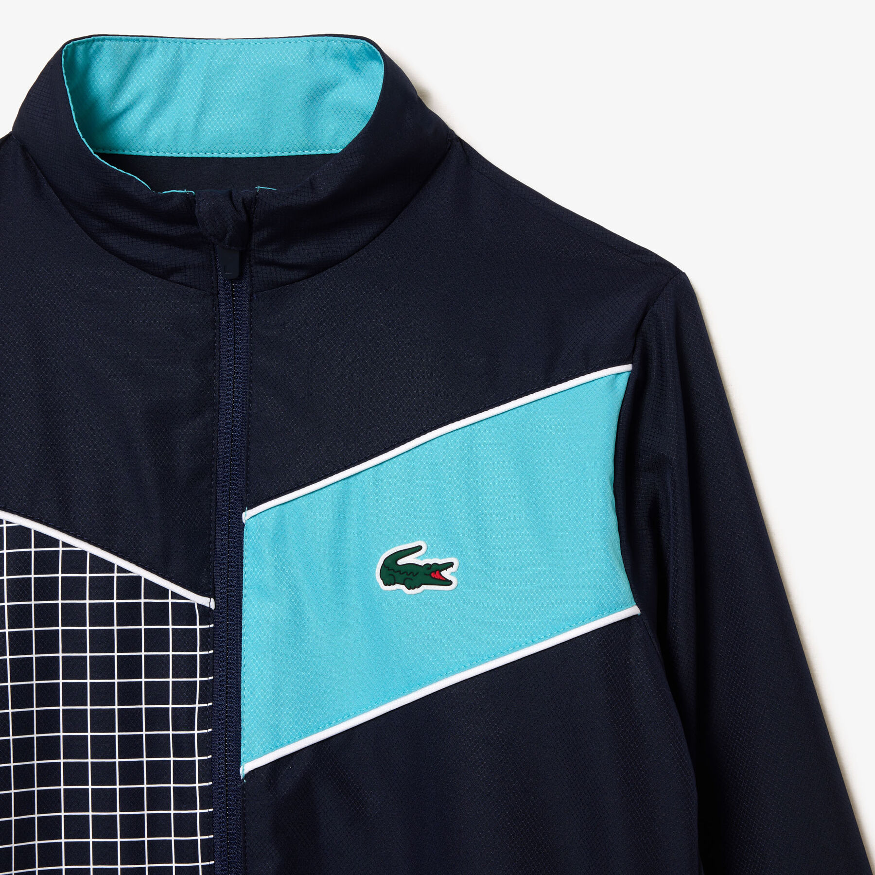 بدلة رياضية من مجموعة لاكوست للتنس × دانييل ميدفيديف Colourblock tennis tracksuit - WJ1322-00-RIG