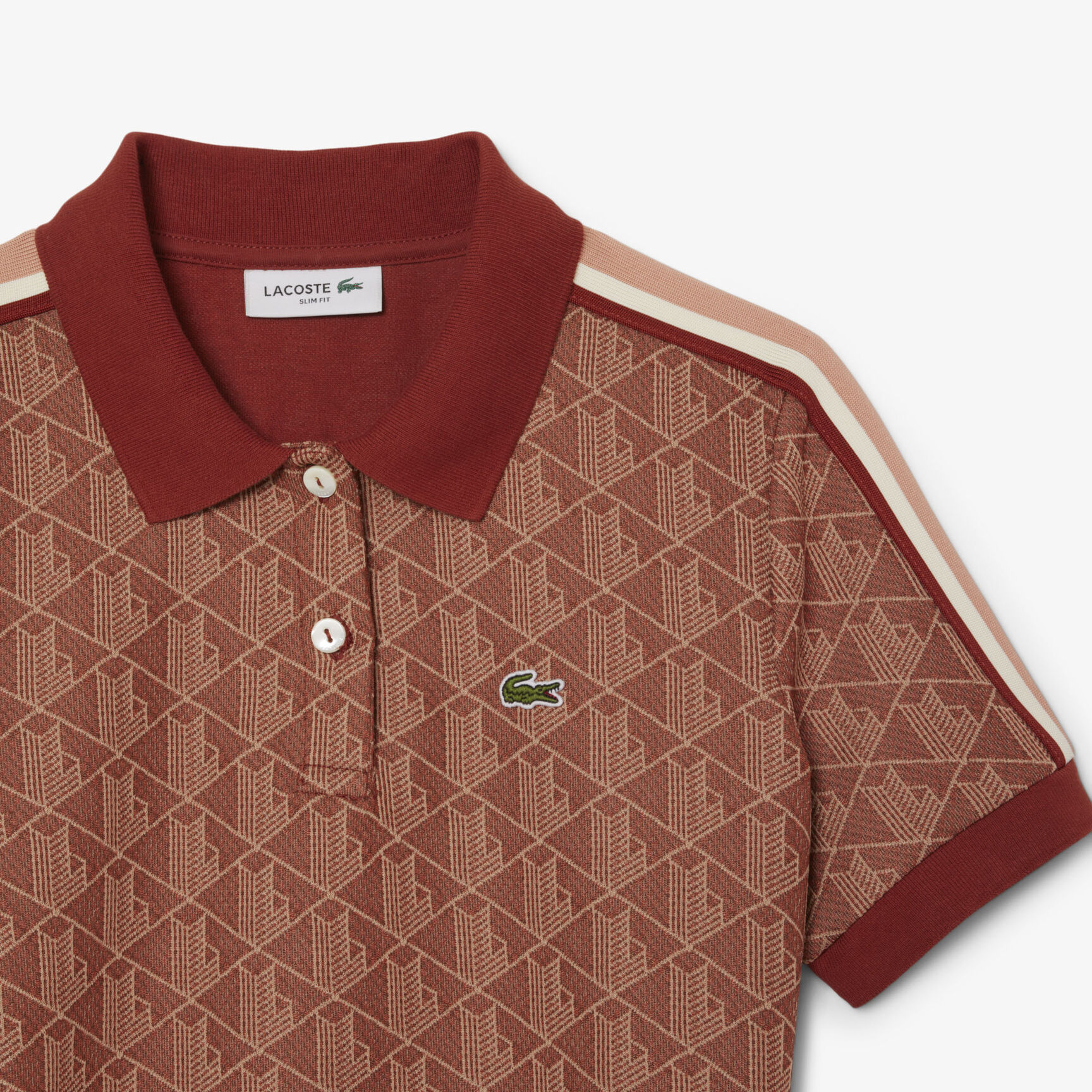 Slim Fit Monogram Jacquard Polo Dress Slim Fit Monogram Jacquard Polo Dress - EF2655-00-GTI