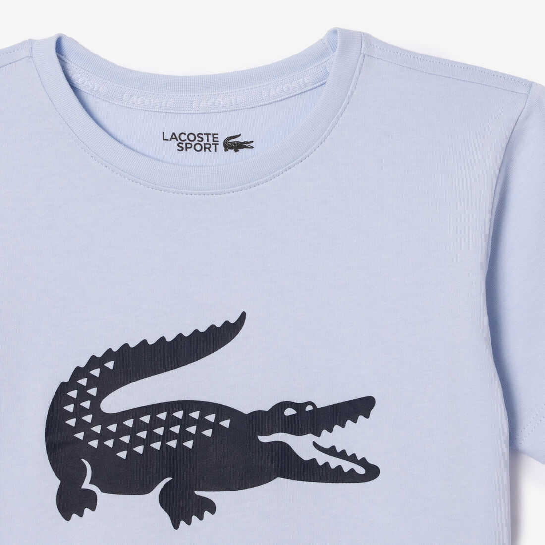 تي شيرت تنس قطني تقني كبير الحجم Kids' Lacoste SPORT Tennis Technical Jersey Oversized Croc T-shirt - TJ2910-00-J2G