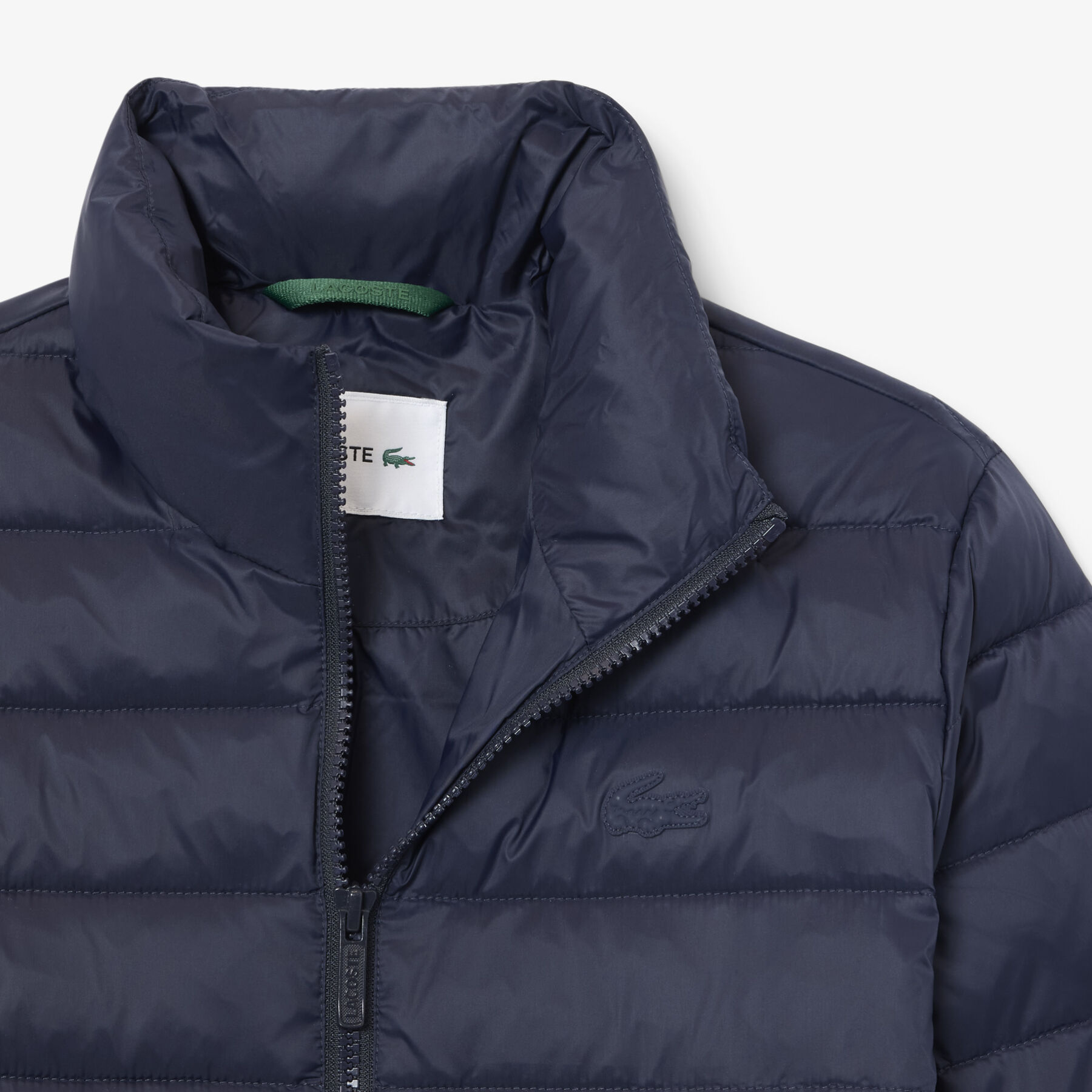 Water-Repellent Quilted Puffed Jacket lacoste water repellent quilted puffed jacket