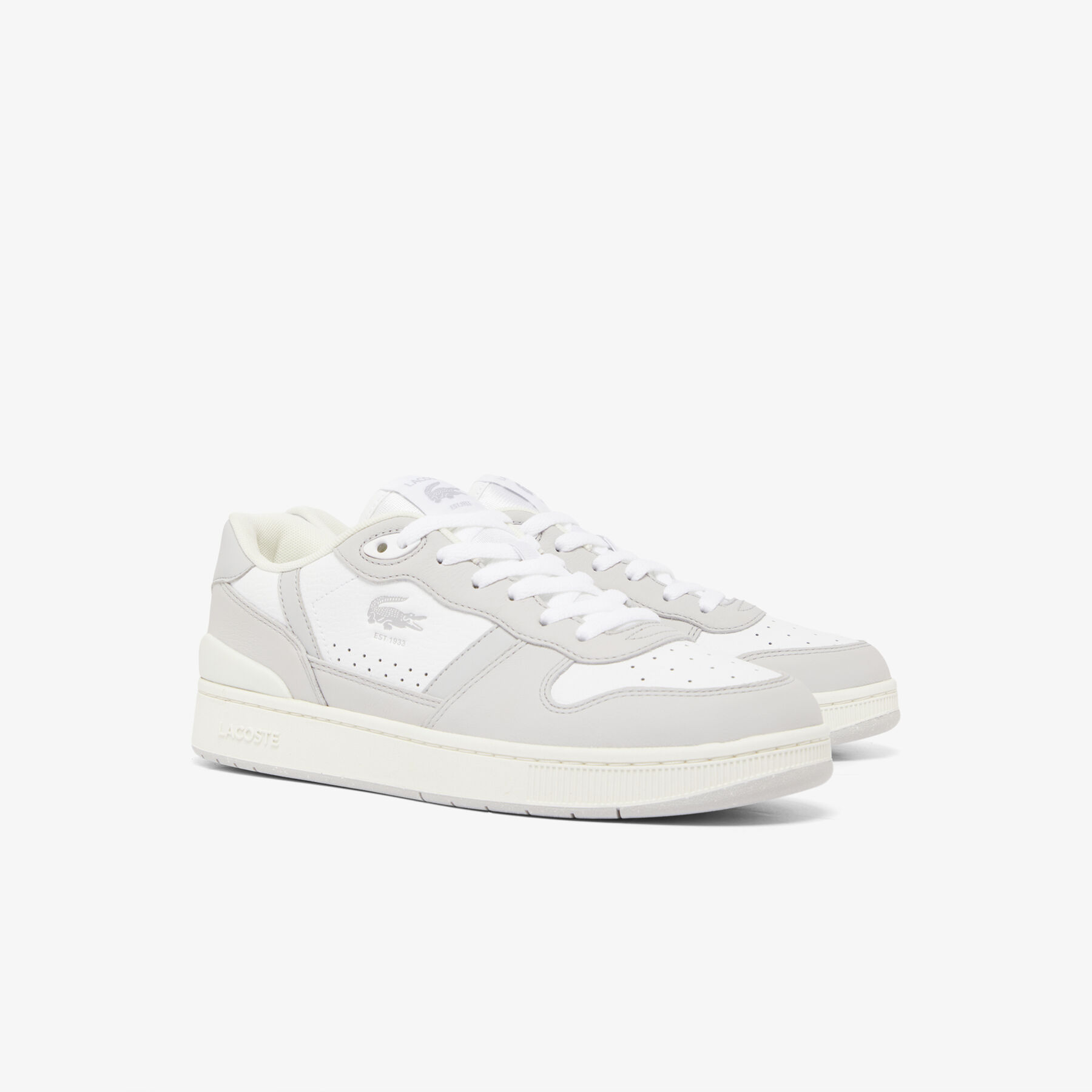 lacoste men s t clip set trainers