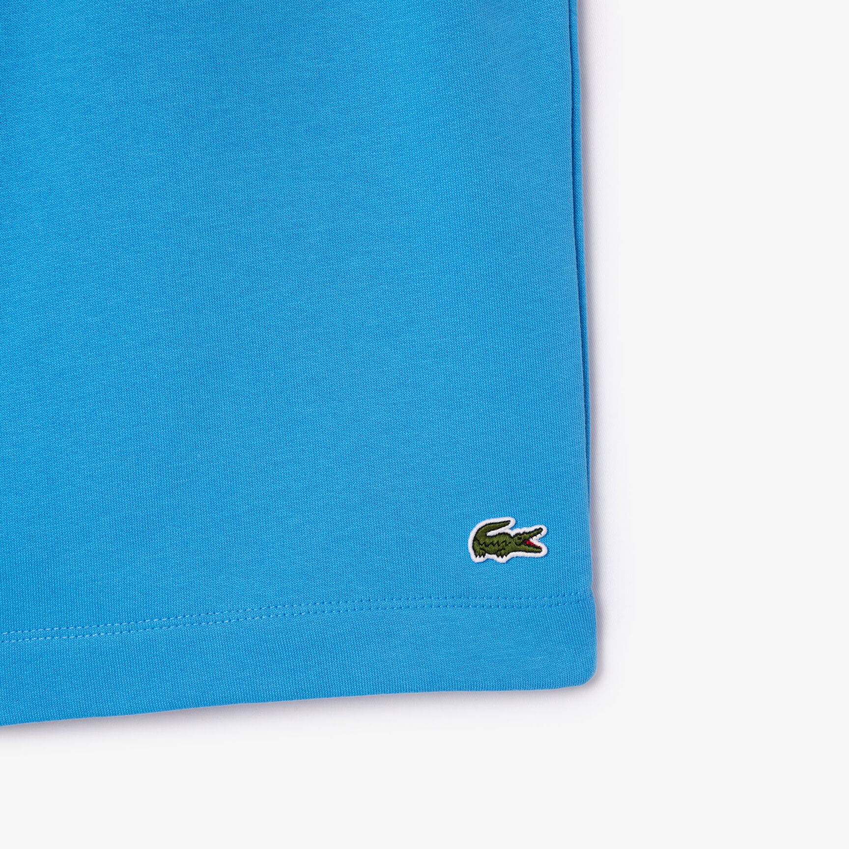 شورت صوف بقصّة عادية Men's Lacoste Organic Brushed Cotton Fleece Jogger Shorts - GH9627-00-4XA