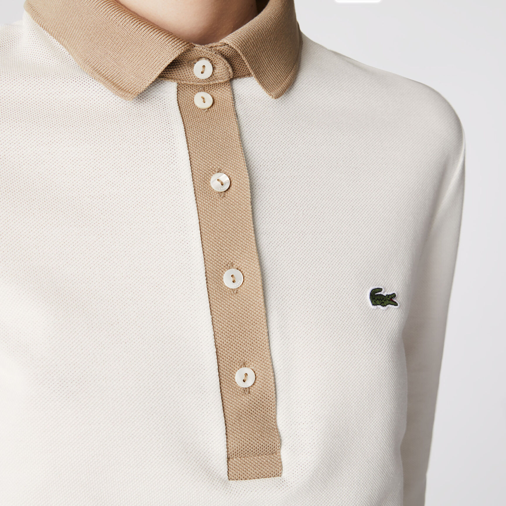 Women’s Lacoste Slim Fit Cotton Polo Shirt Women’s Lacoste Slim Fit Cotton Polo Shirt