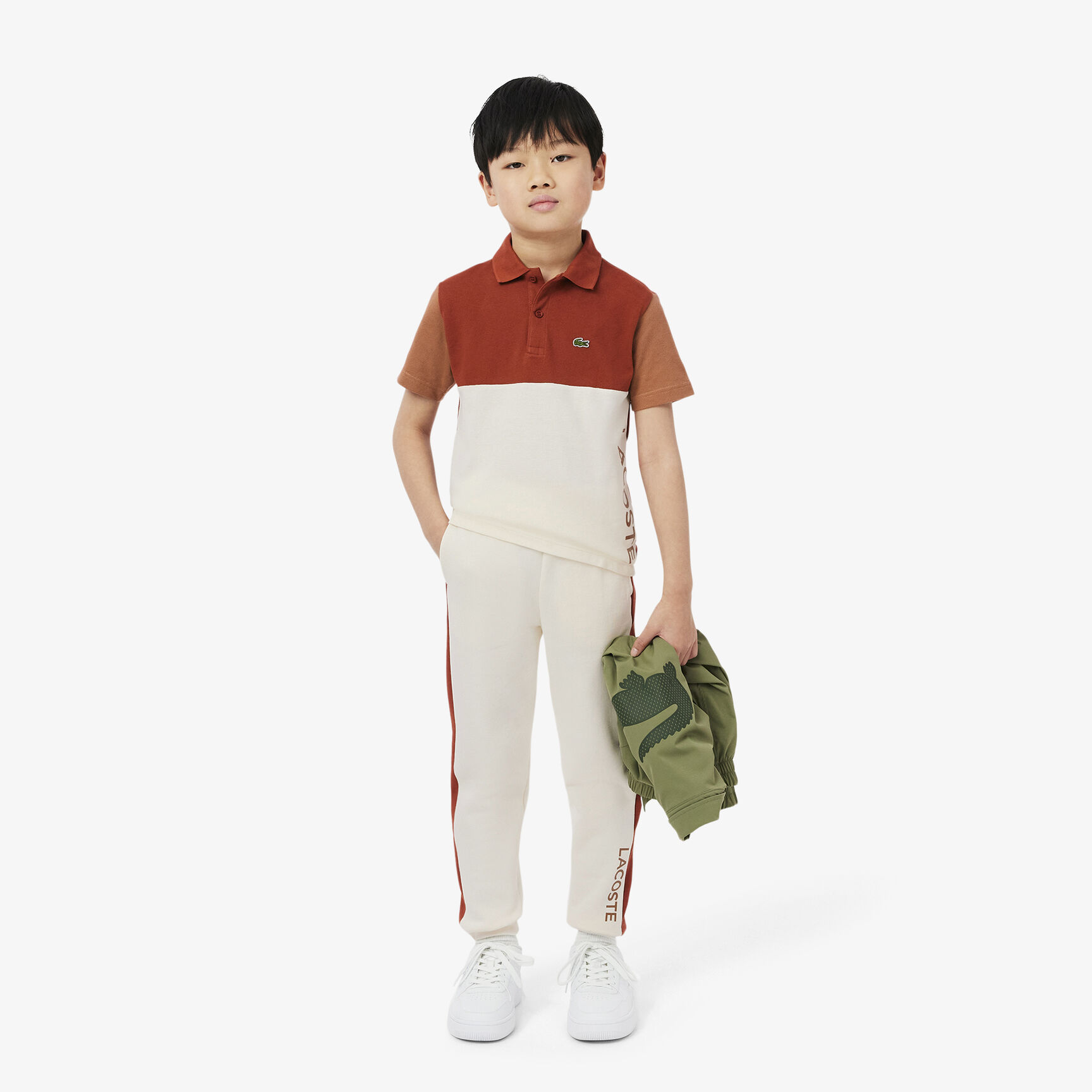 Colour-Block Petit Pique Polo Shirt - PJ8427-00-HIZ